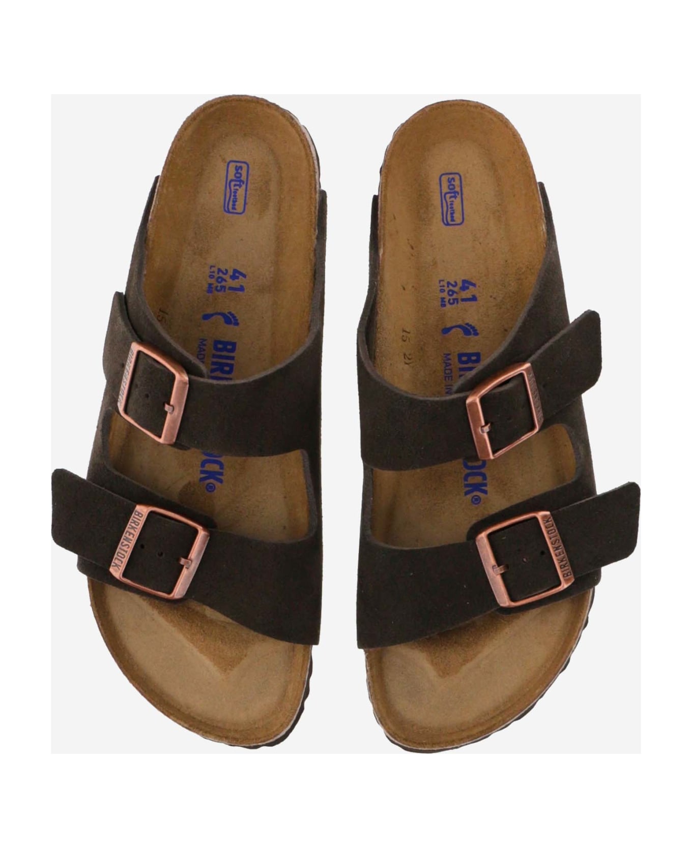 Birkenstock Arizona Suede Sandals - mocca