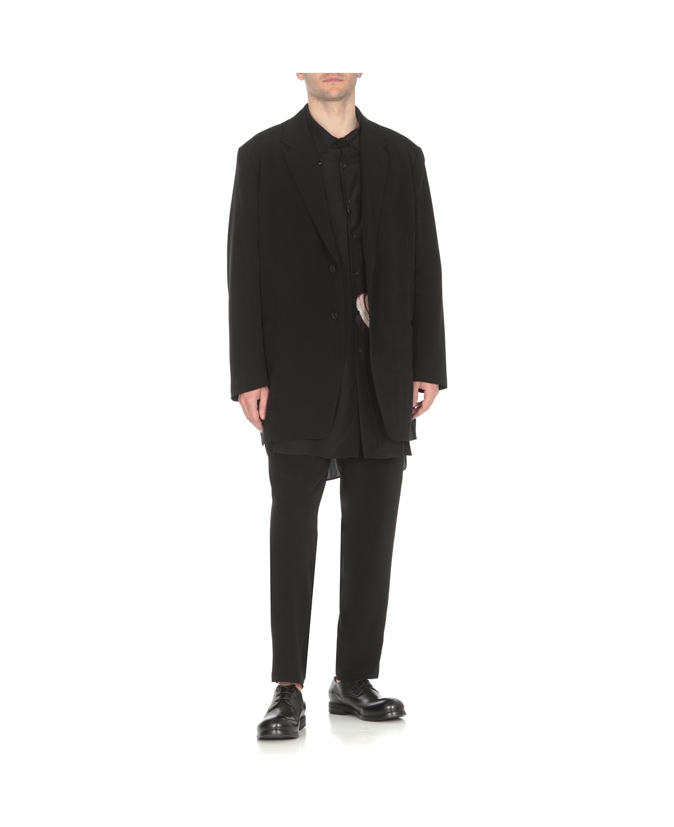 Yohji Yamamoto Tuxedo Jacket - Black