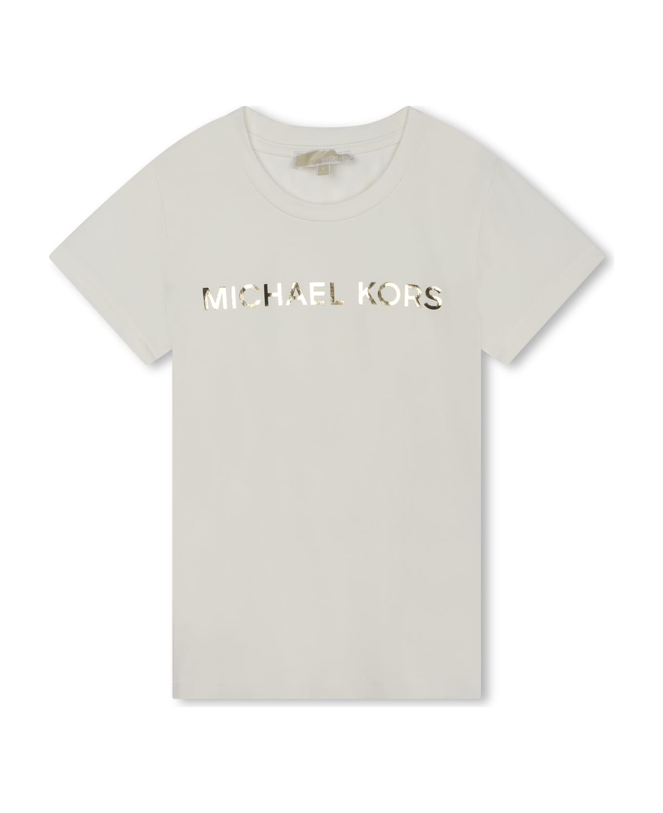 Michael Kors T-shirt Con Stampa - Bianco Sporco