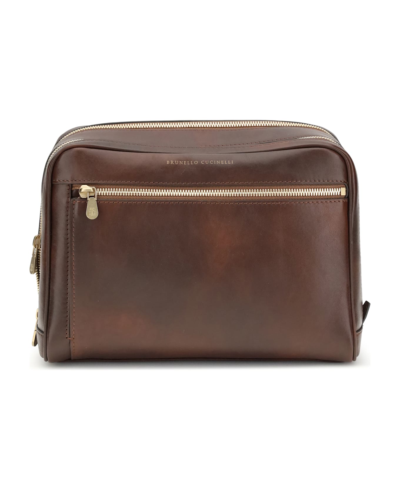 Brunello Cucinelli Leather Beauty Case