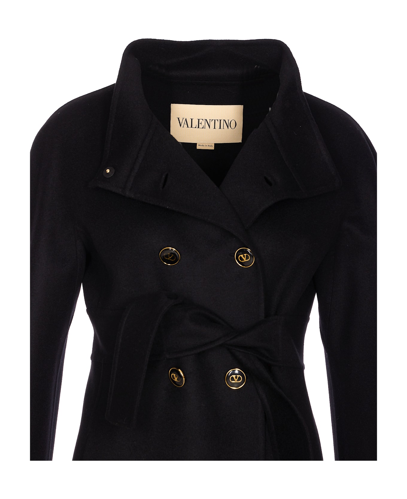 Valentino Garavani Solid Coat - Black
