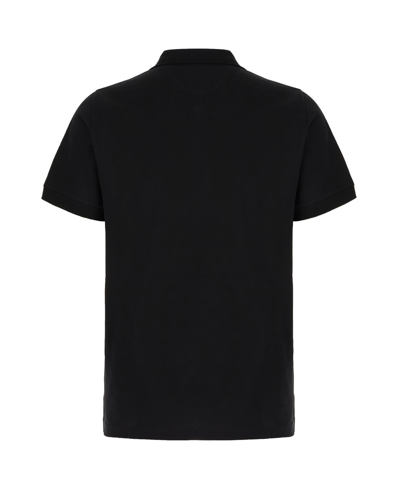 Fendi Black Piquet Polo Shirt - Nero