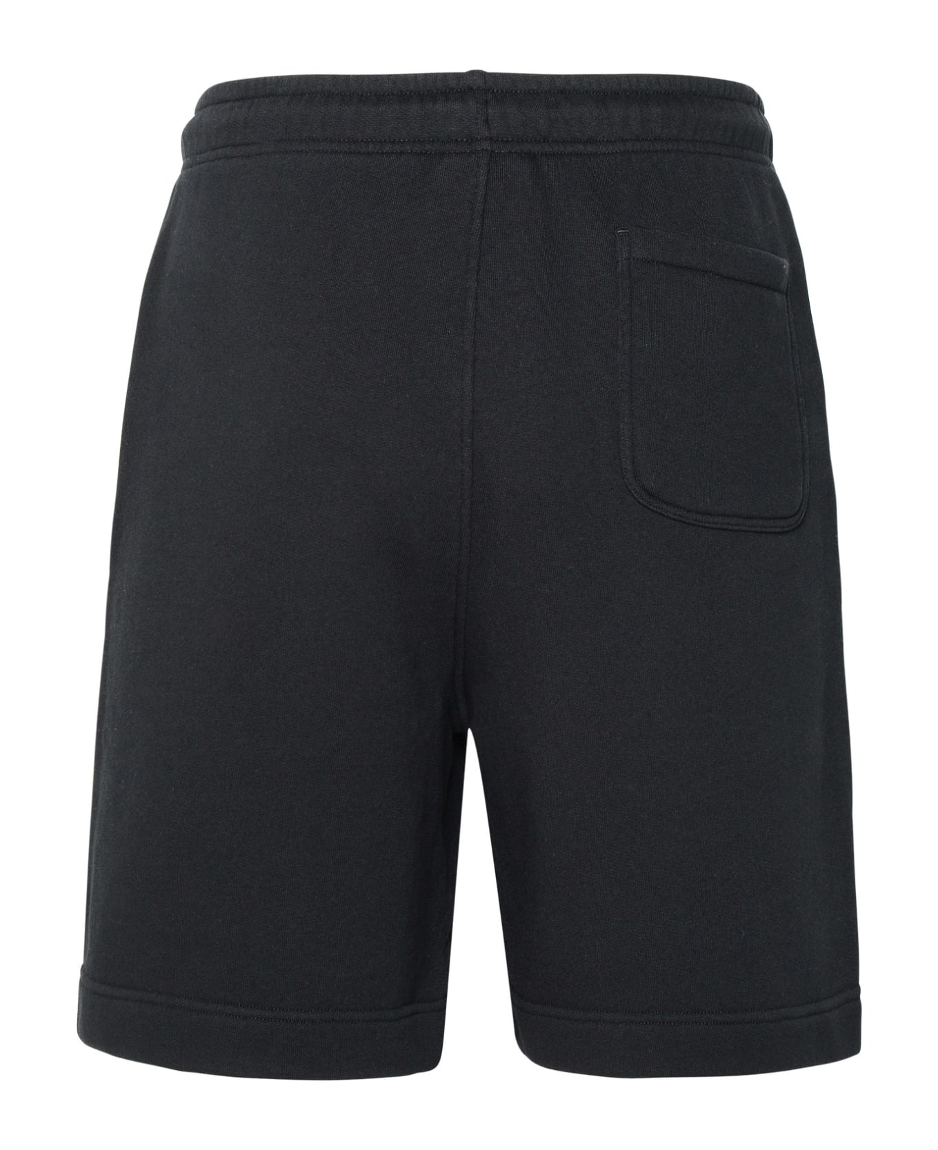 Maison Kitsuné Black Cotton Bermuda Shorts - Black ショートパンツ