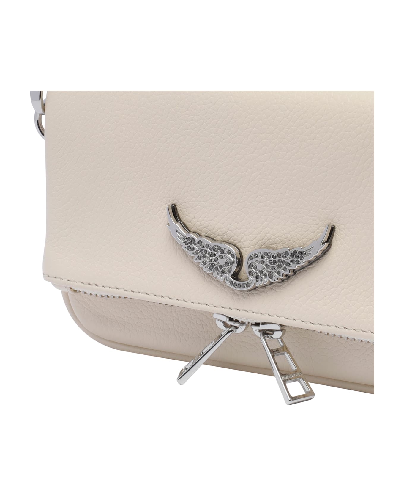 Zadig 
Voltaire Rock Soft Savage Crossbody Bag - White