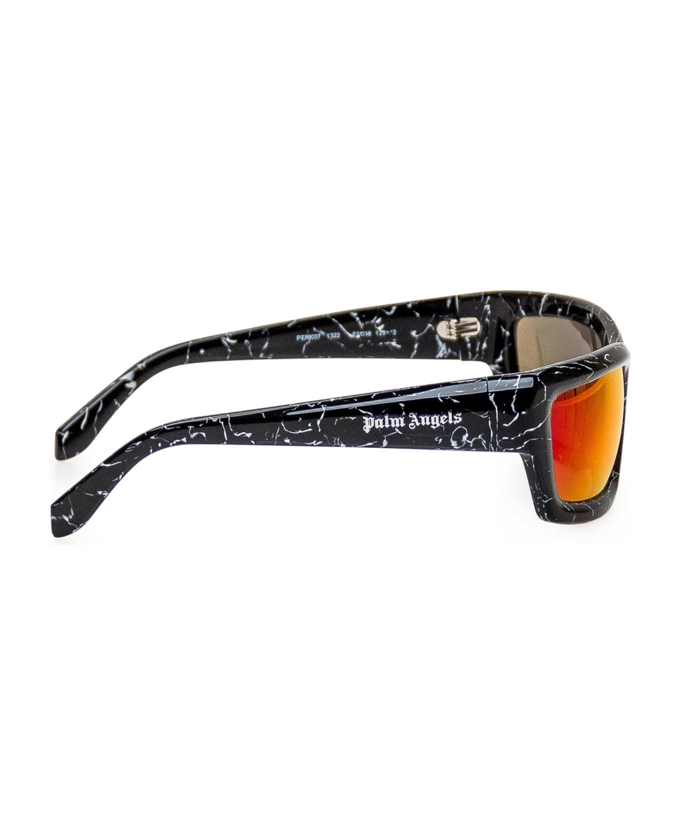 Palm Angels Adin Sunglasses - MARBLE BLACK