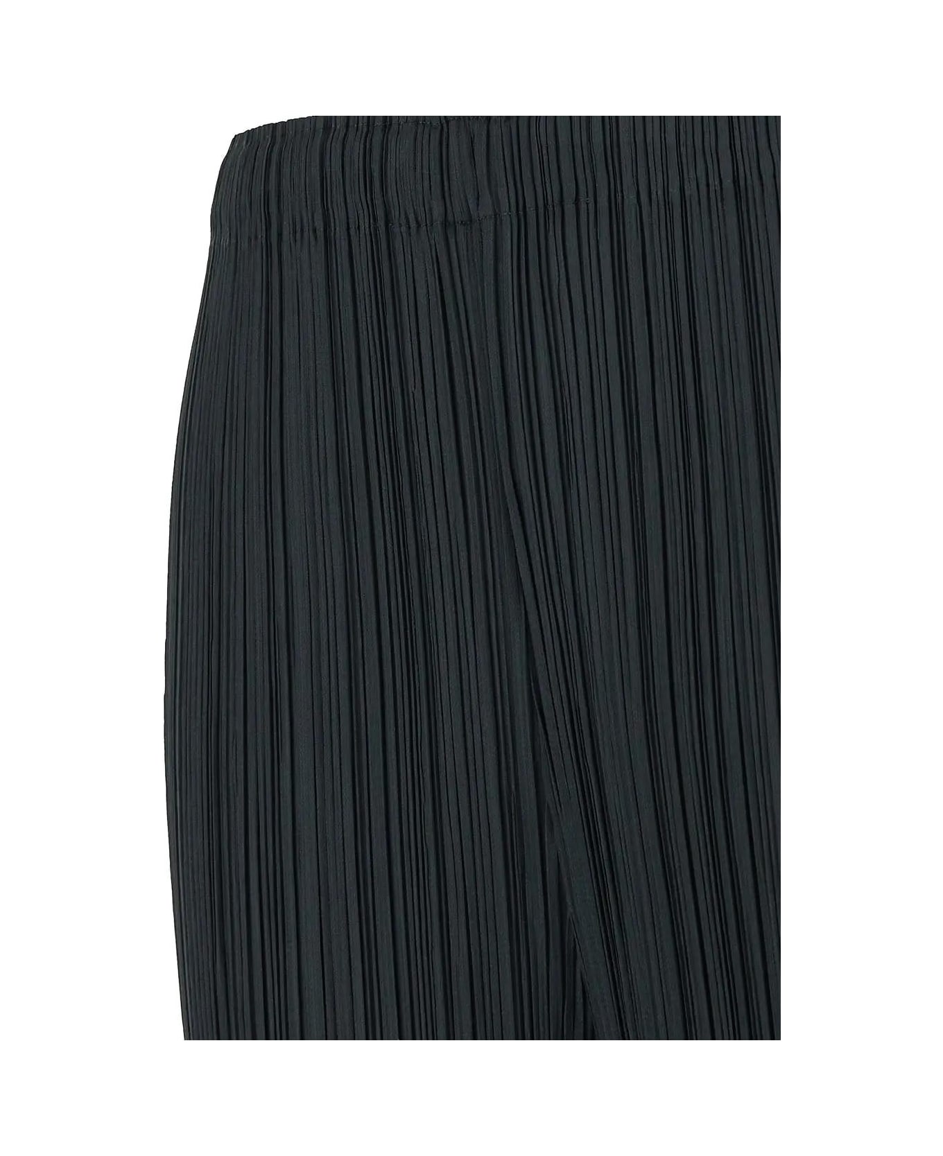 Pleats Please Issey Miyake Pleated Trouser - Charcoal