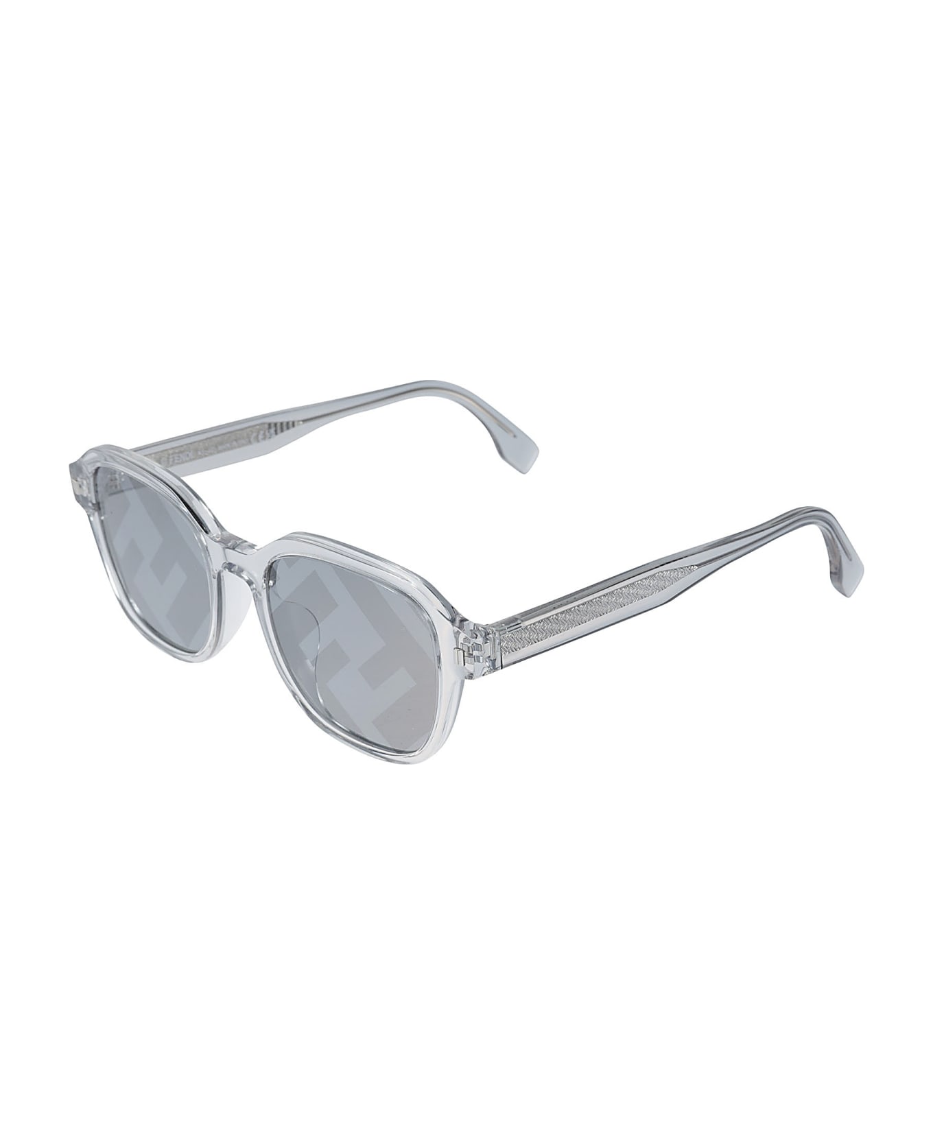 Fendi Eyewear Logo Square Frame Sunglasses - Nero