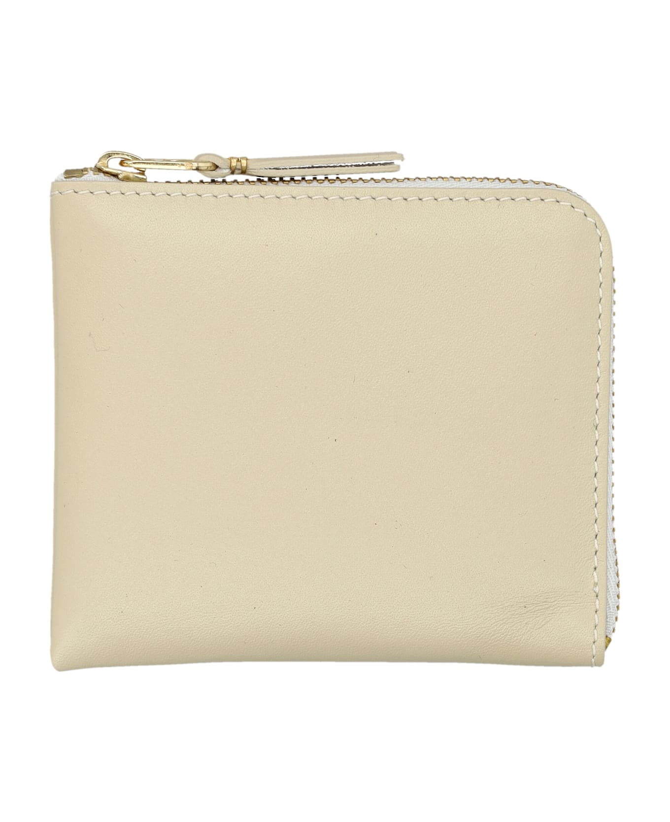 Comme des Garçons Wallet Classic Zip Wallet - ECRU