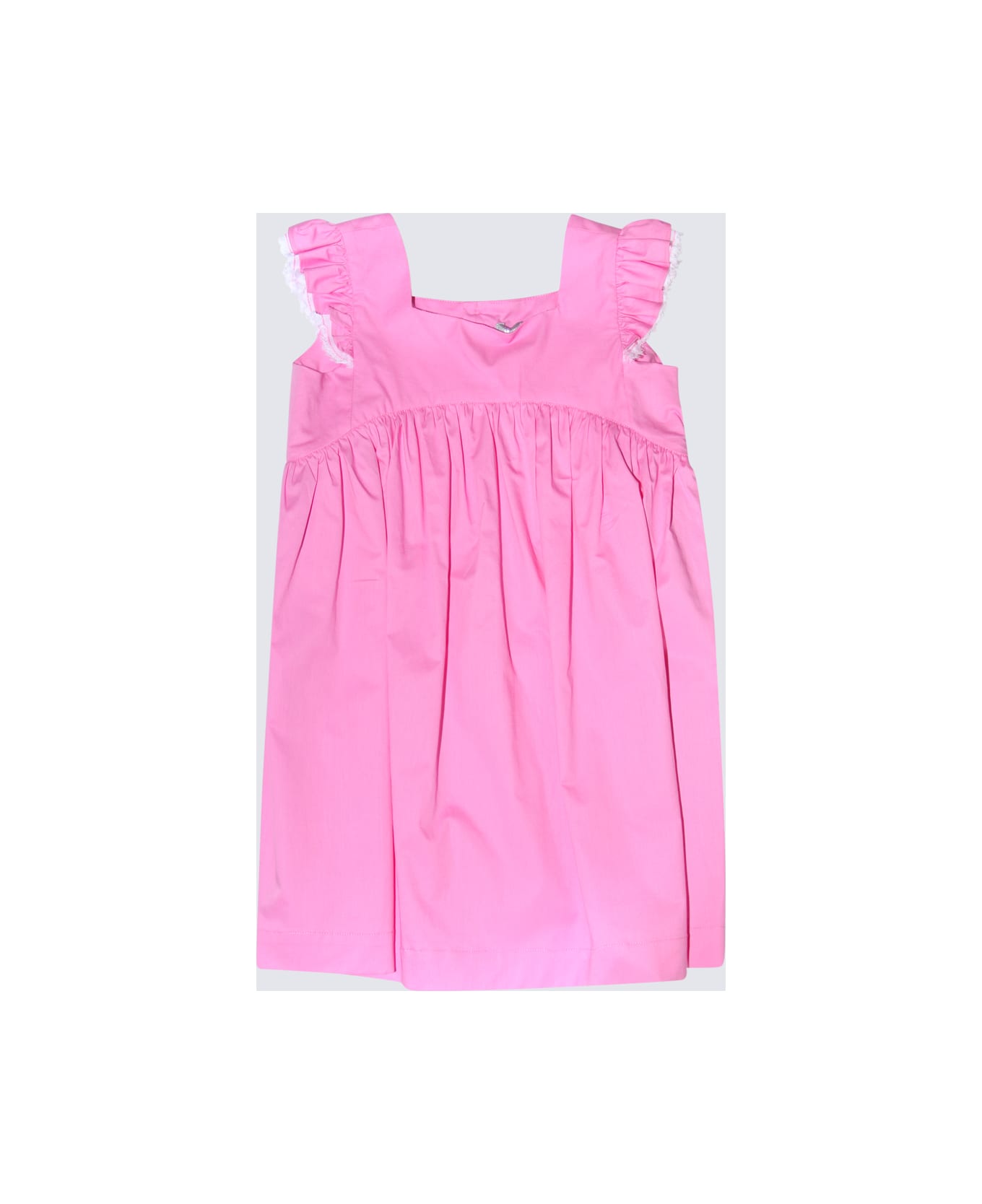 Il Gufo Pink Cotton Dress - Pink ジャンプスーツ