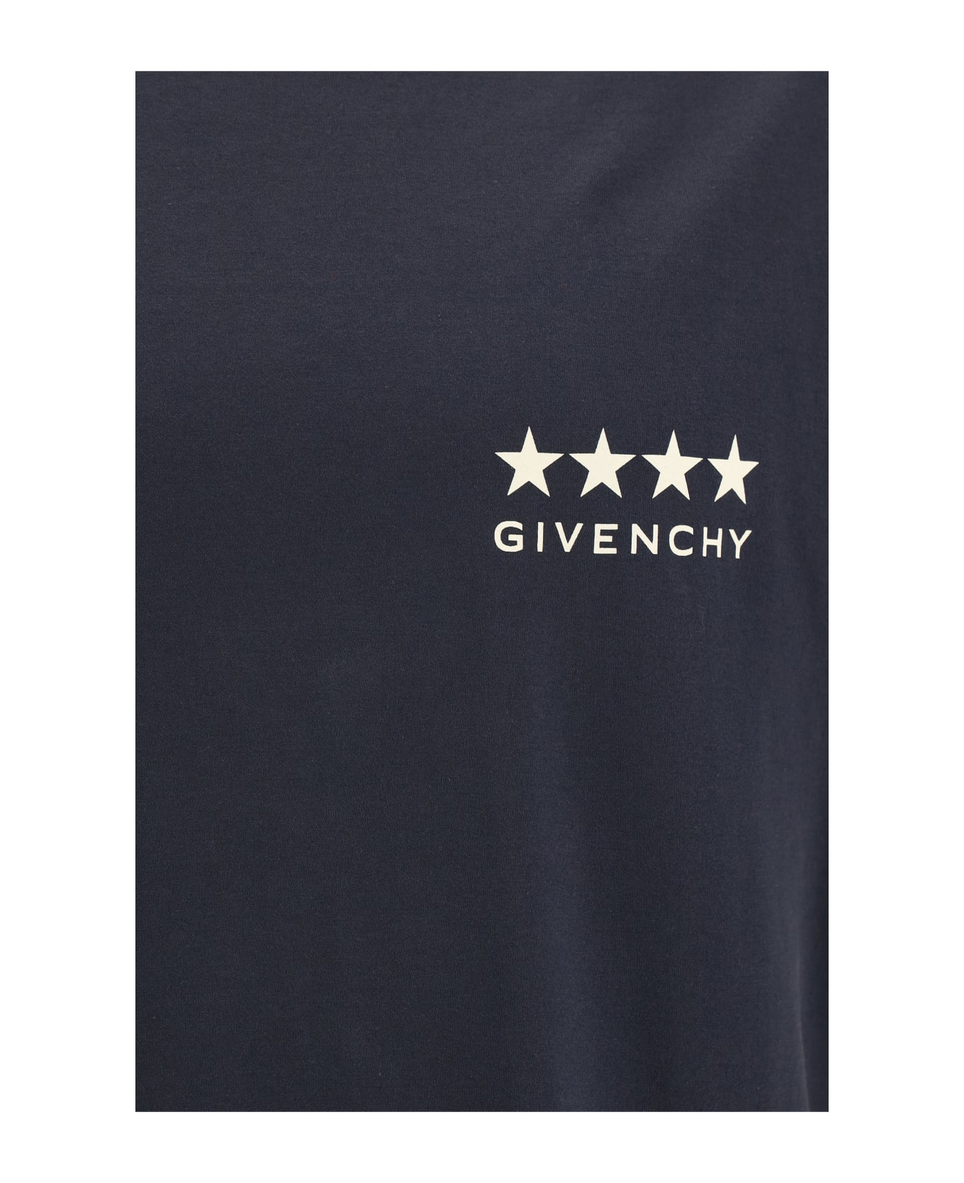 Givenchy 4g Cotton T-shirt - Deep Blue シャツ