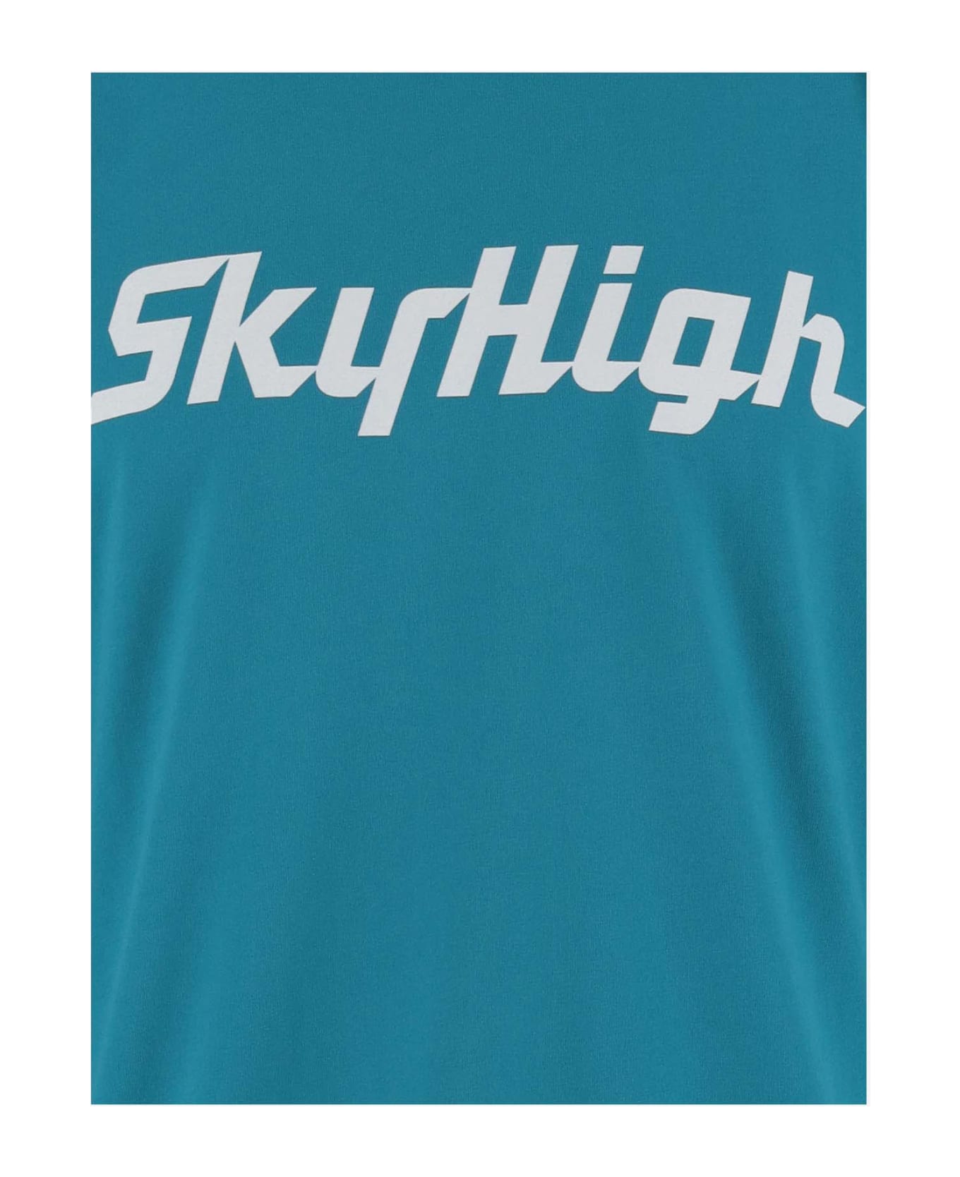 Sky High Farm Cotton T-shirt With Logo - Blue シャツ