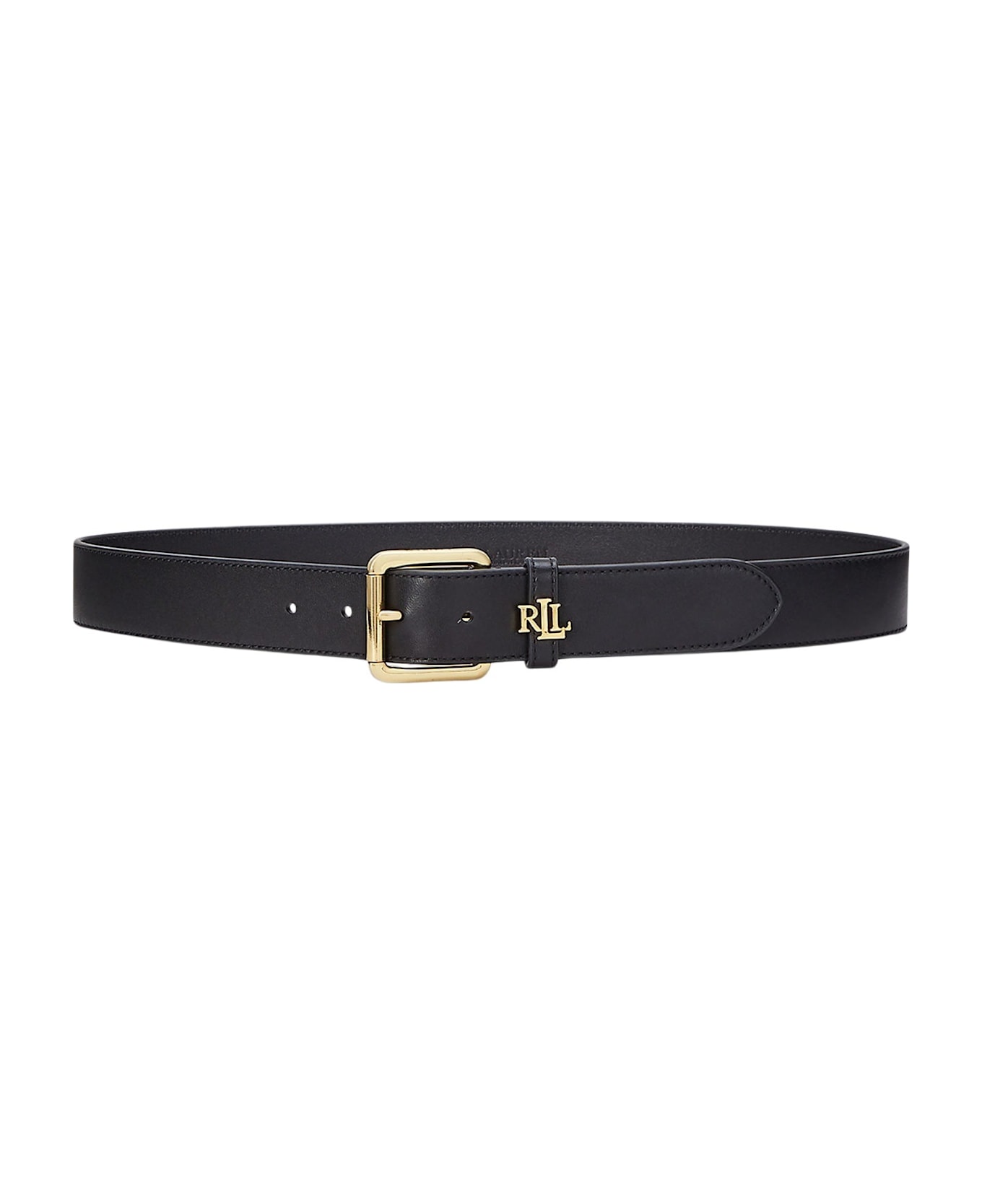 Ralph Lauren Logo Keeper Belt Medium - Black