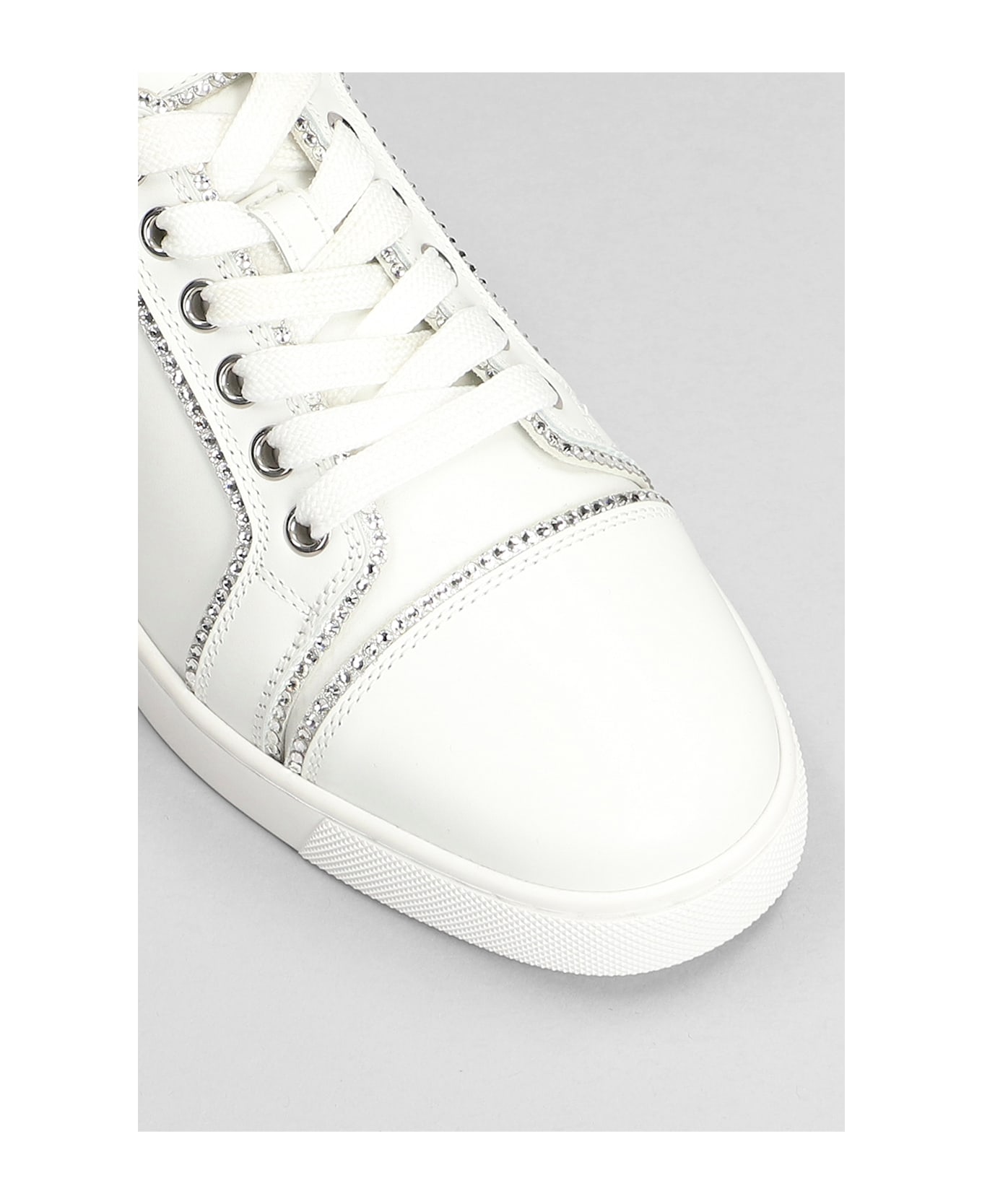 Christian Louboutin Sneakers In White Leather - white