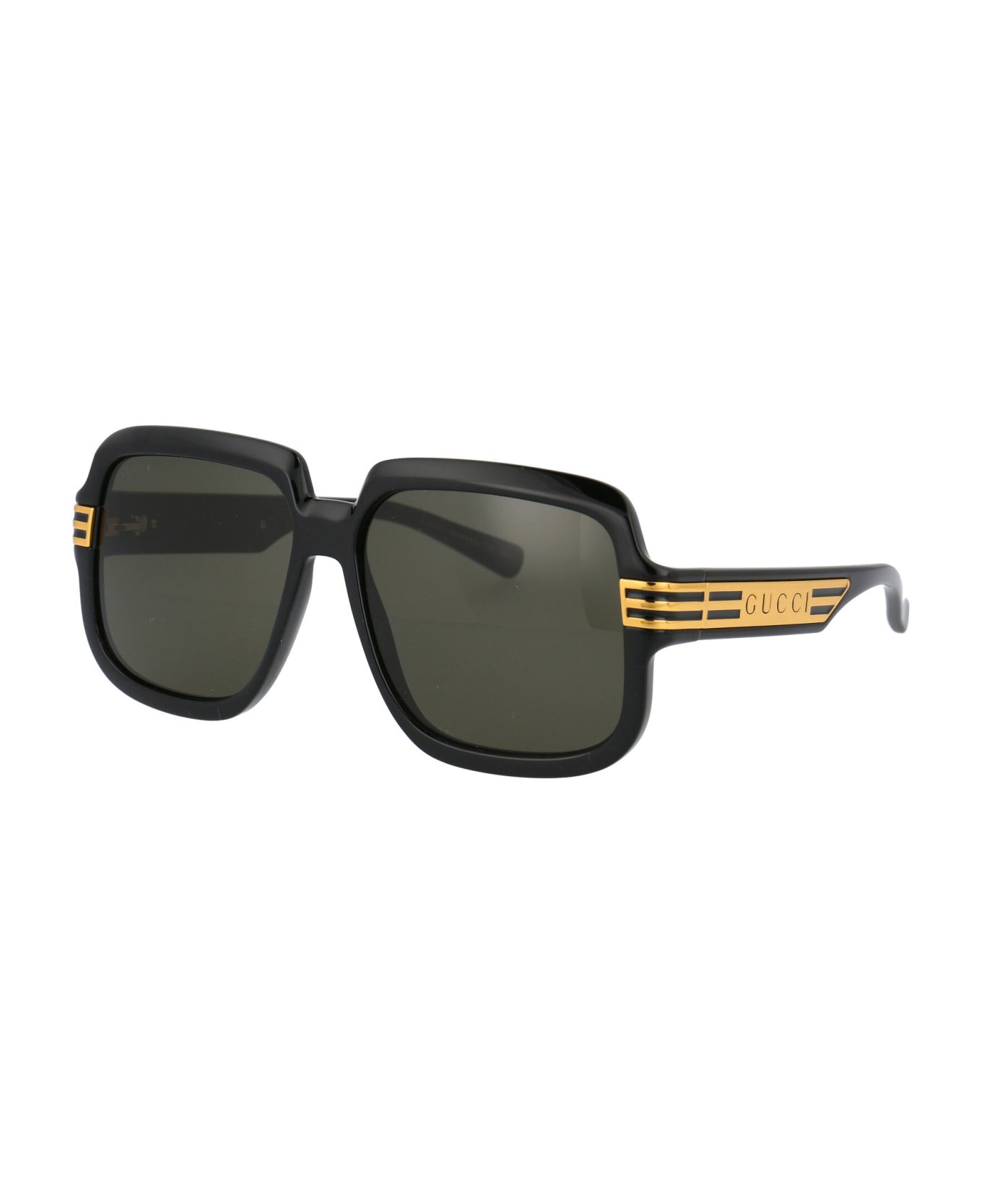 Gucci Eyewear Gg0979s Sunglasses - 001 BLACK BLACK GREY