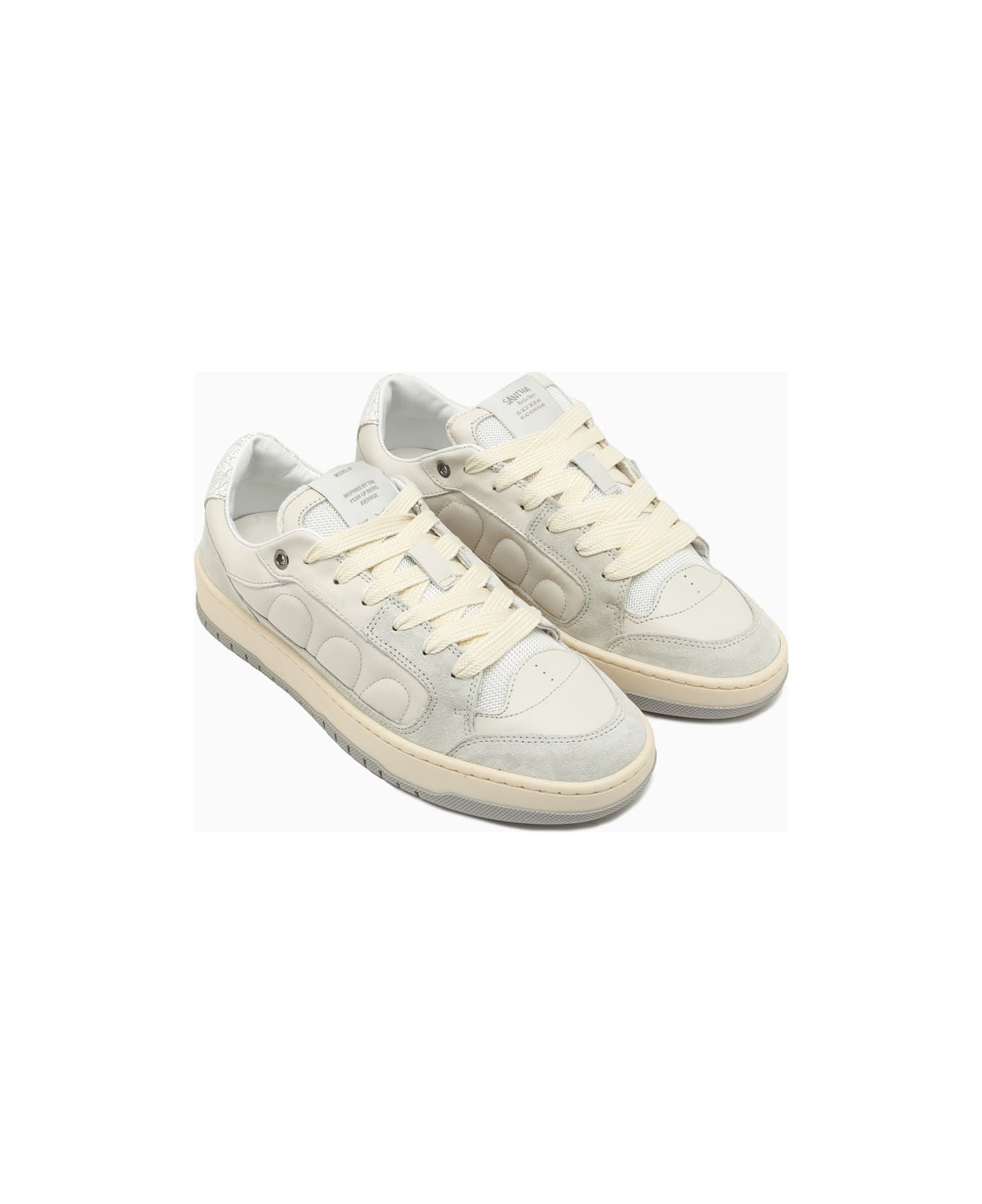 Paura Santha Model 2 Sneakers Leather White - White