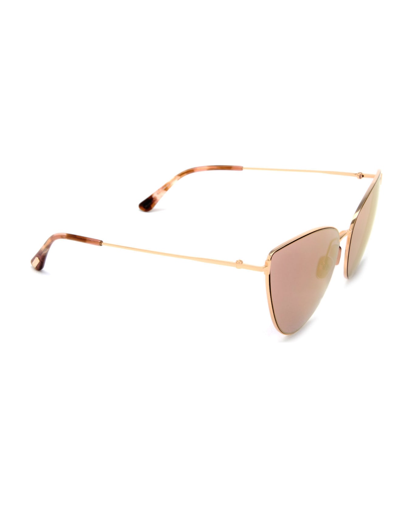 Tom Ford Eyewear Ft1005 Shiny Rose Gold Sunglasses - Shiny Rose Gold サングラス