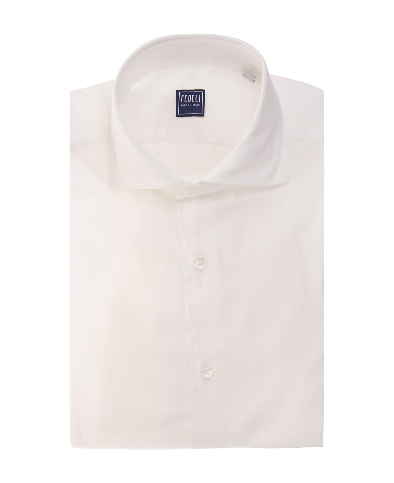 Fedeli Sean Shirt In White Panamino - White シャツ