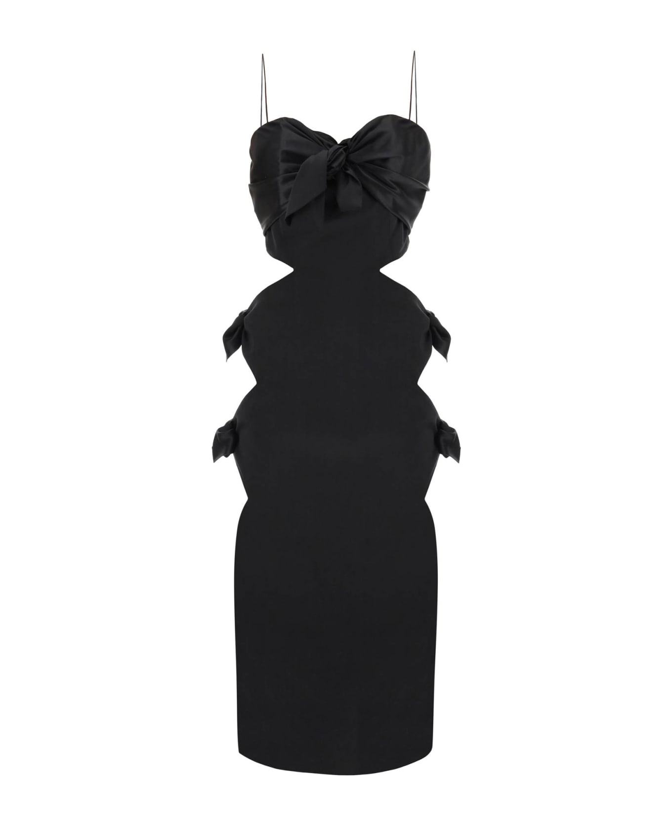 Alessandra Rich Cut-out Dress - BLACK (Black)