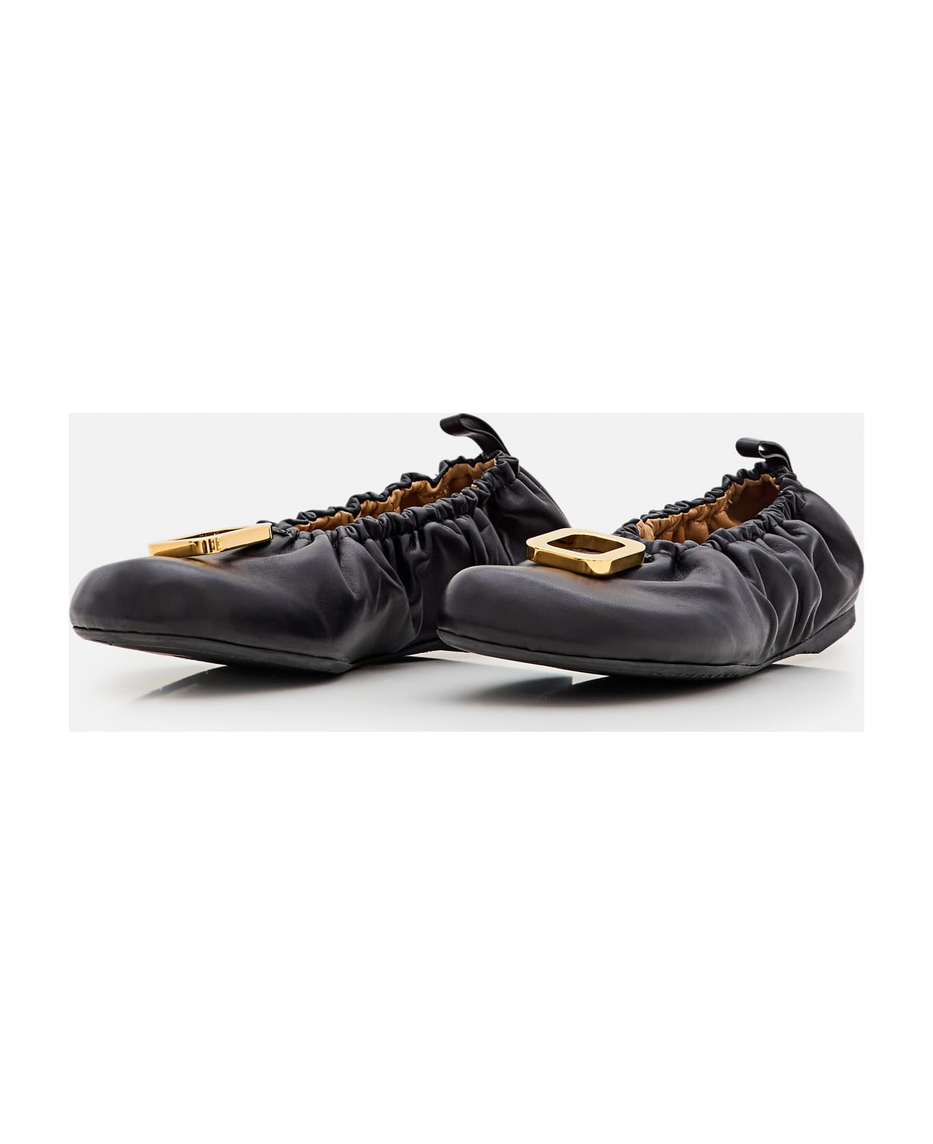 J.W. Anderson Leather Ballet Flats - Black