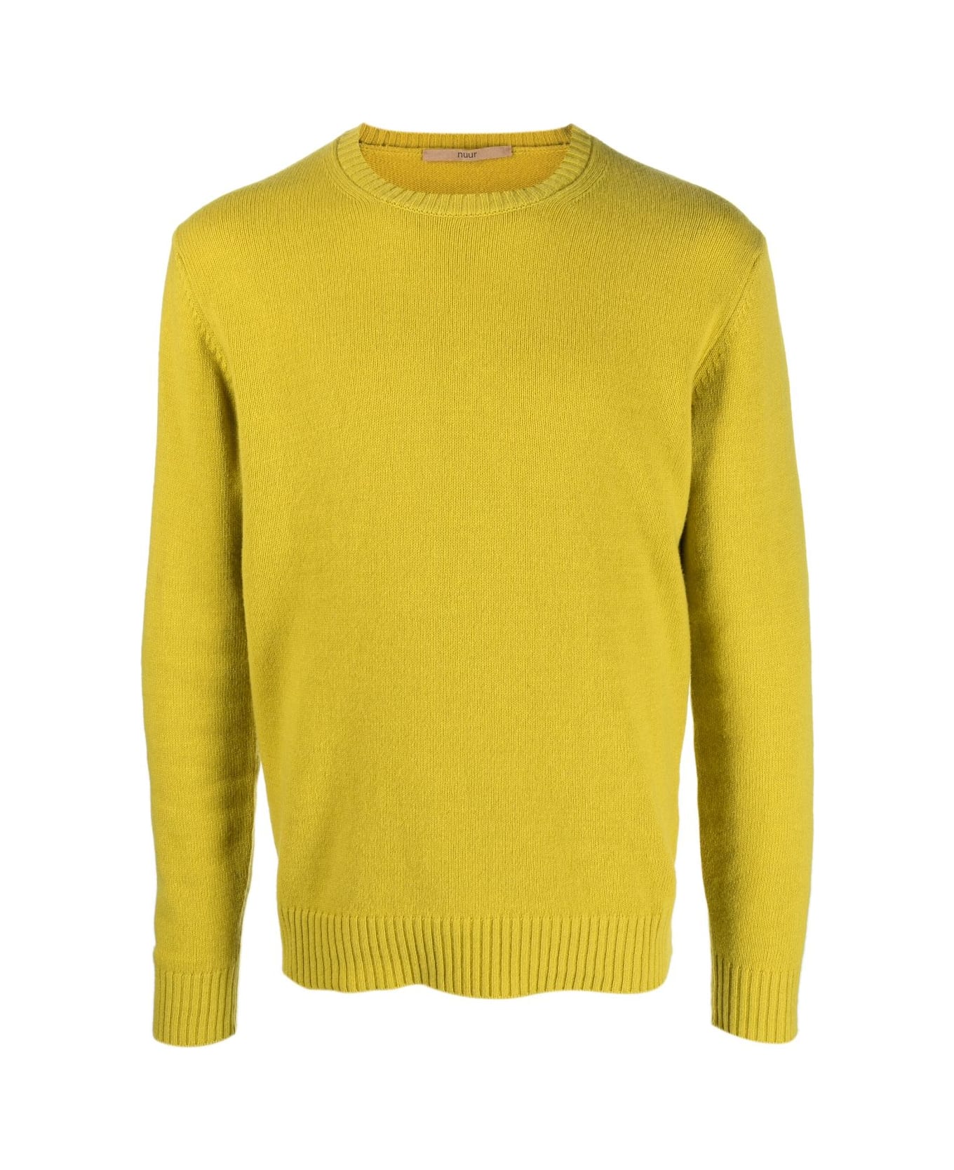 Nuur Long Sleeves Crew Neck Sweater - Mustard ニットウェア