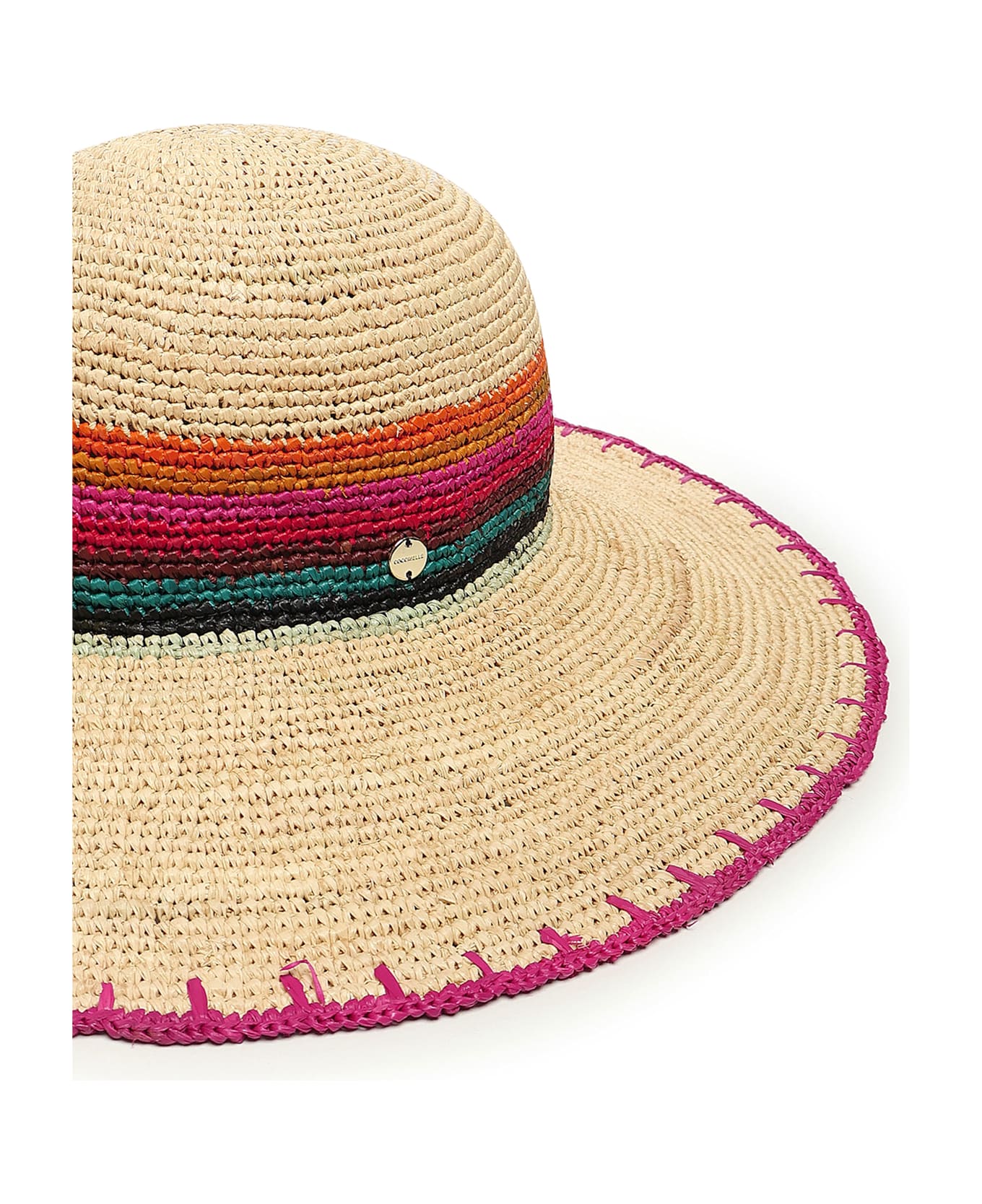 Coccinelle Anita Raffia Hat - MultiColour
