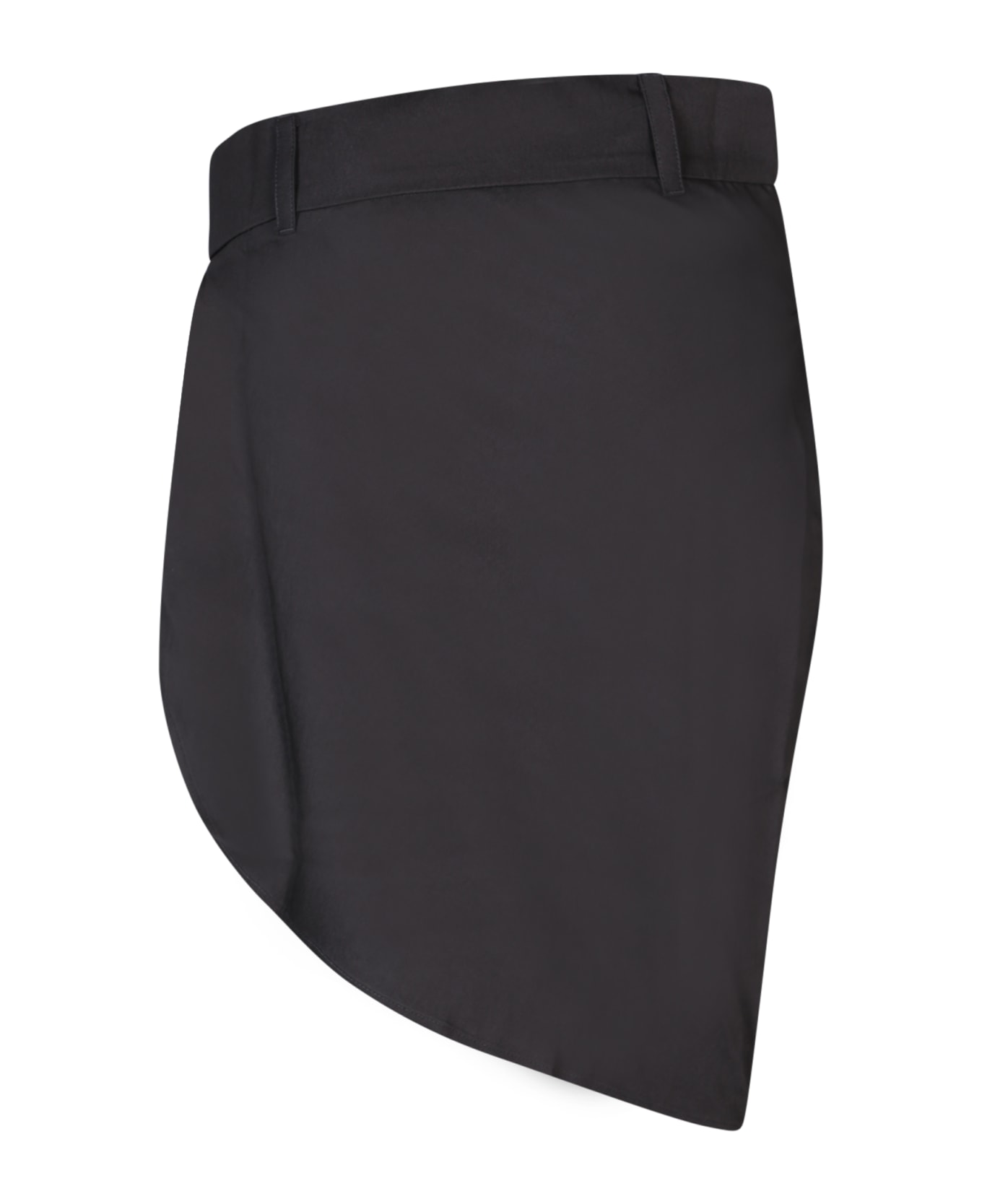 Jacquemus Draped Mini Skirt - Black スカート