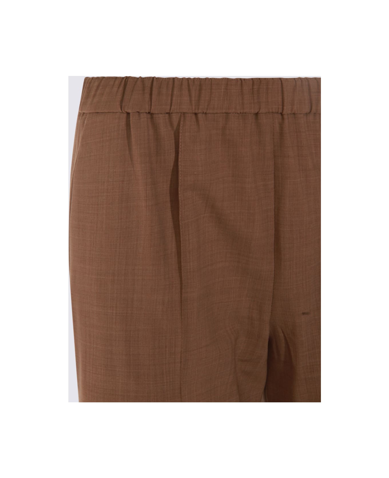 Fabiana Filippi Camel Wool Pants - ACERO