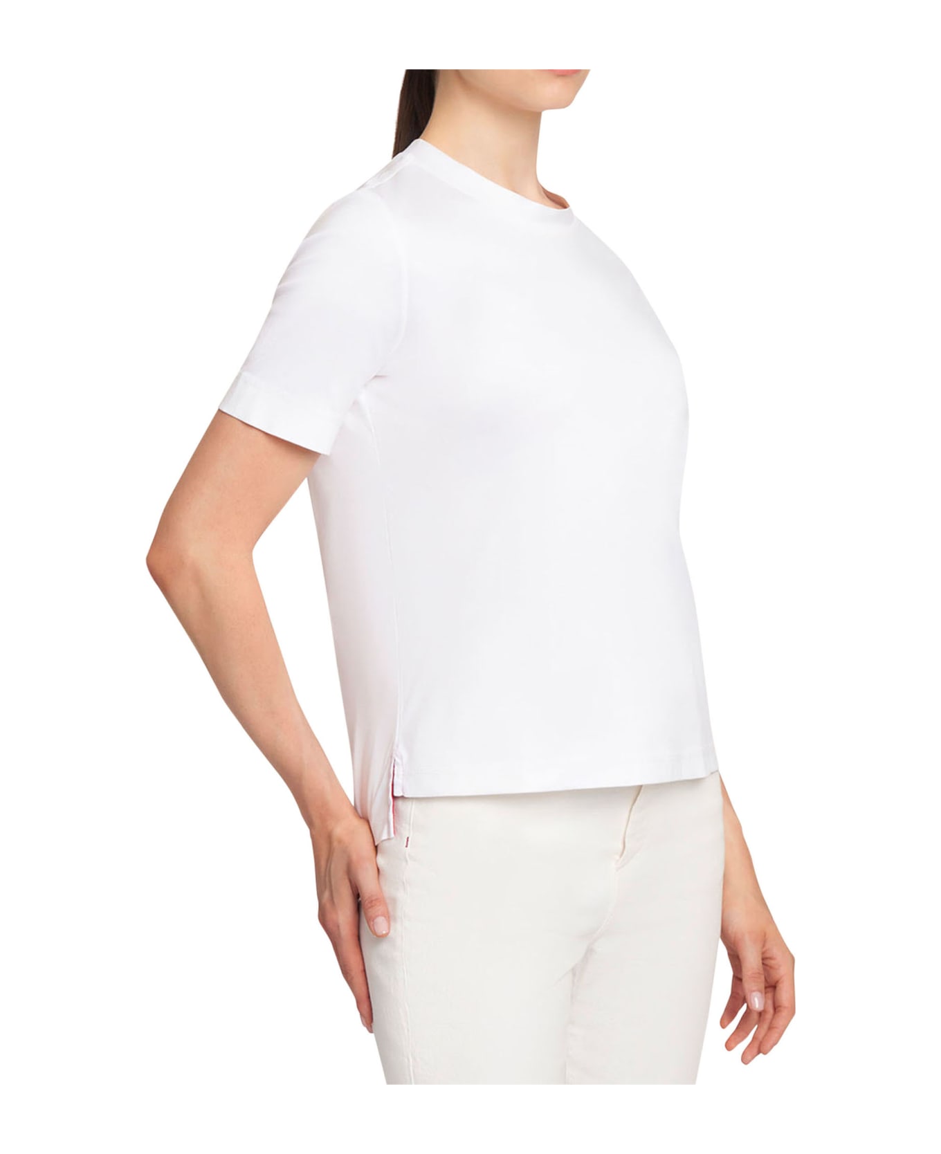 Kiton Shirt Cotton - WHITE Tシャツ