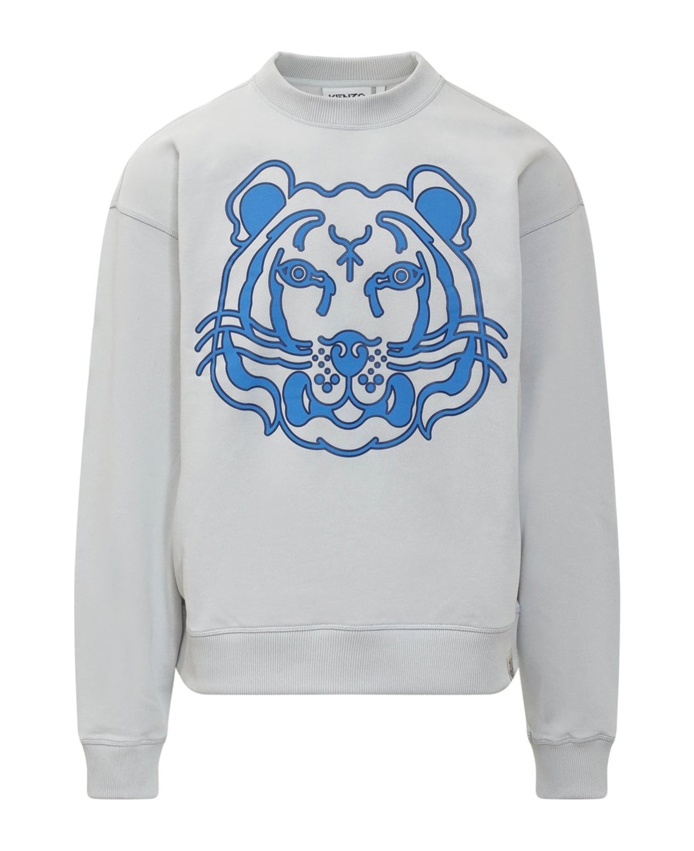 Kenzo Printed Tiger Sweatshirt - Gray フリース