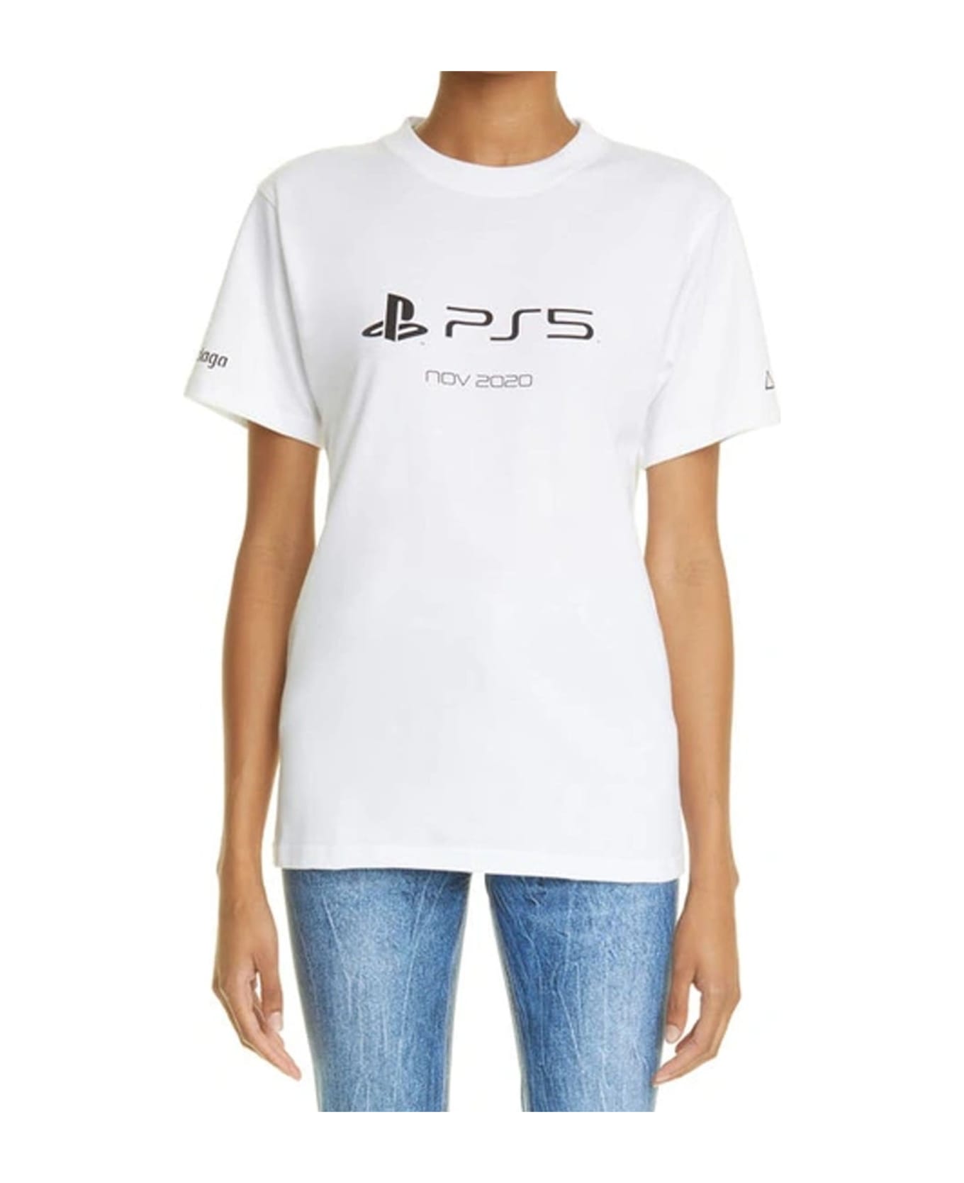 Balenciaga X Playstation Ps5 T-shirt - White