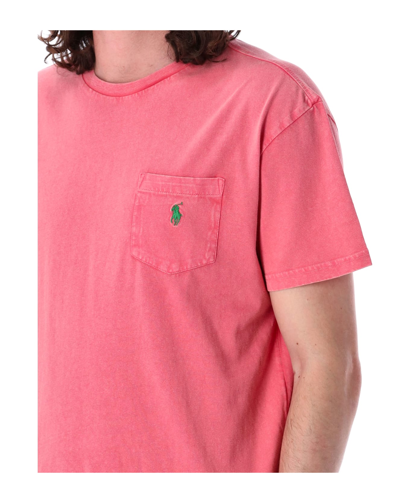 Polo Ralph Lauren Washed Pocket Tee - RED
