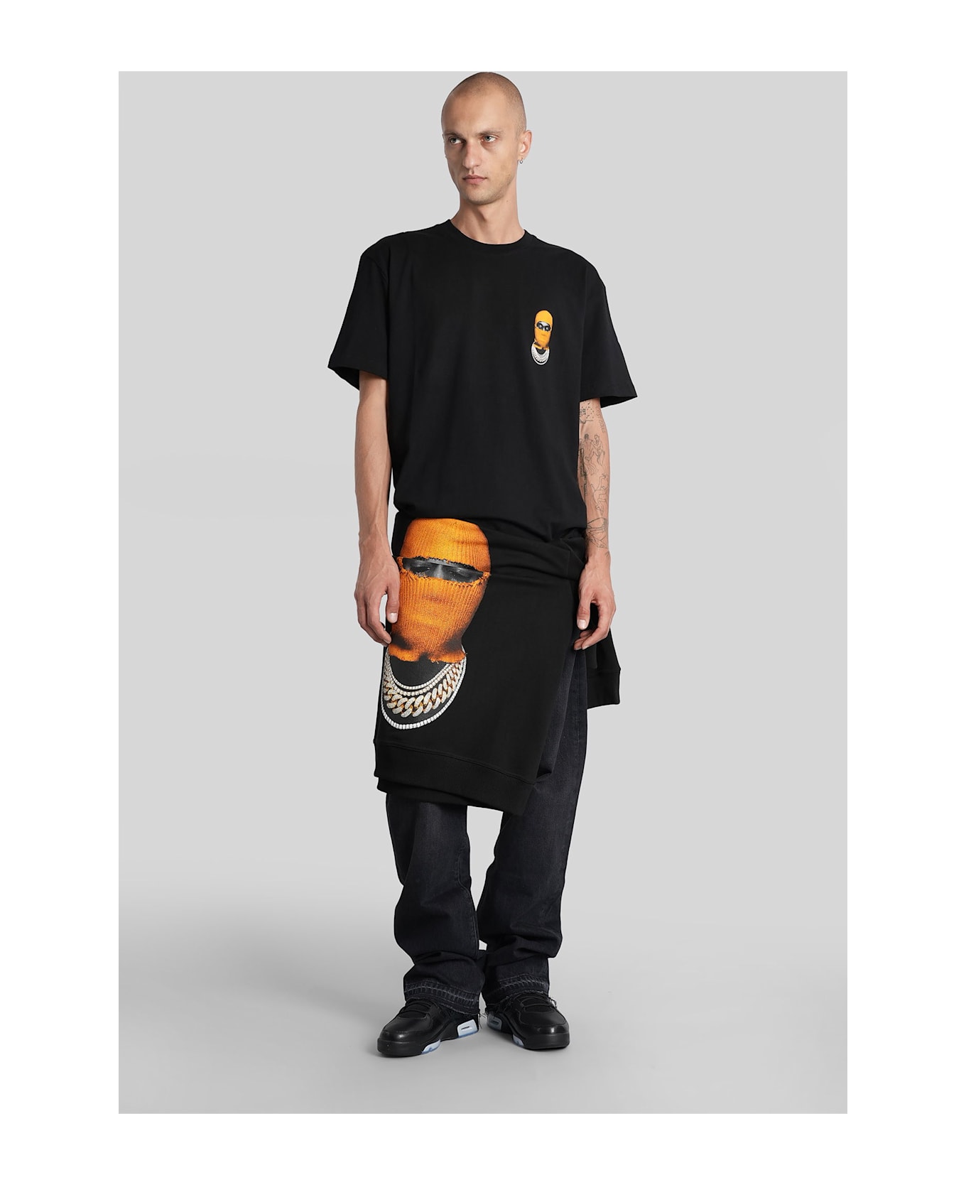 ih nom uh nit T-shirt In Black Cotton - black