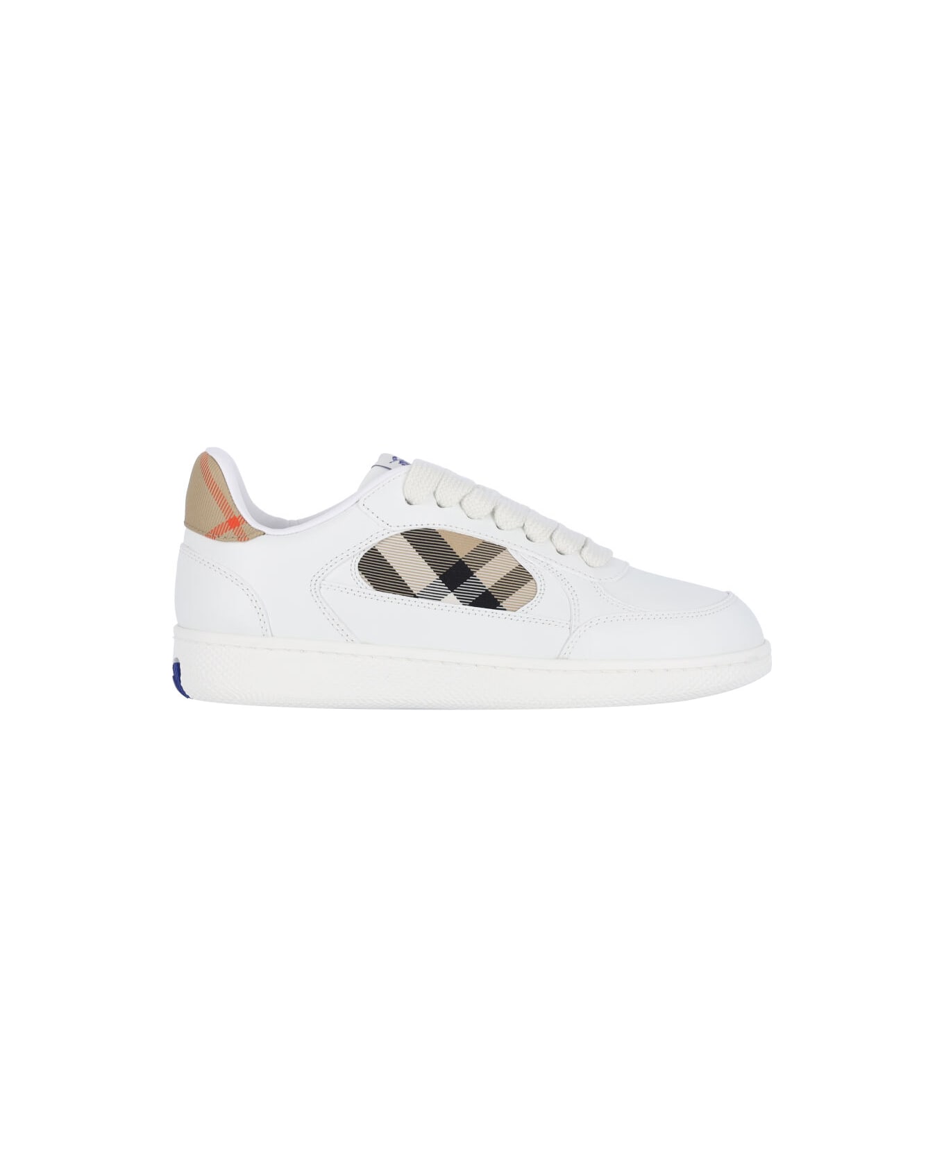 Burberry 
terrace
 Sneakers - White Sand Ip Chk
