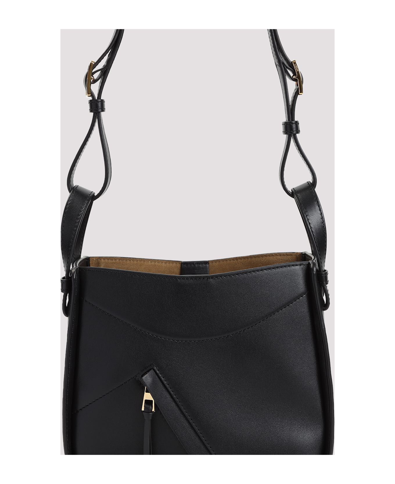 Loewe Hammock Slice Shoulder Bag - Black