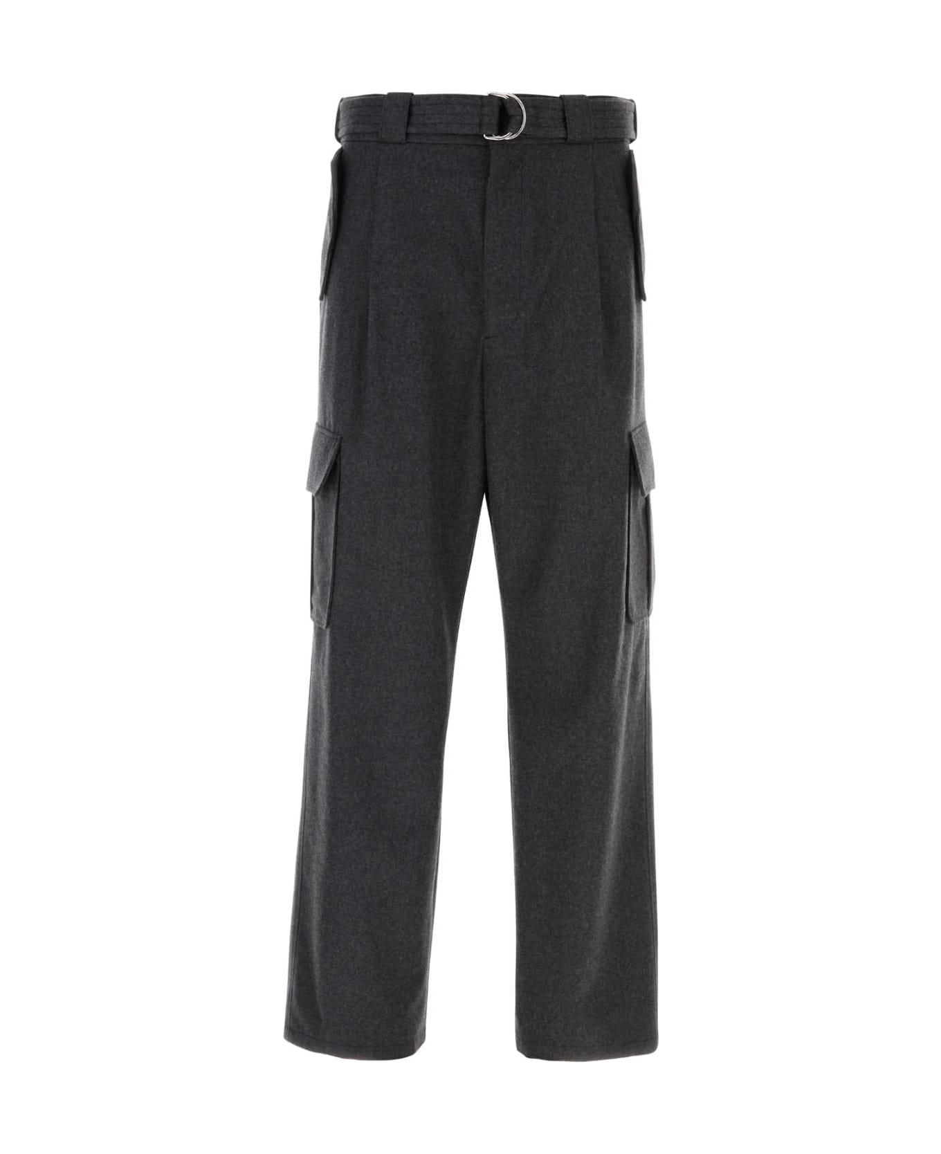 Prada Graphite Wool Cargo Pant - ARDESIA