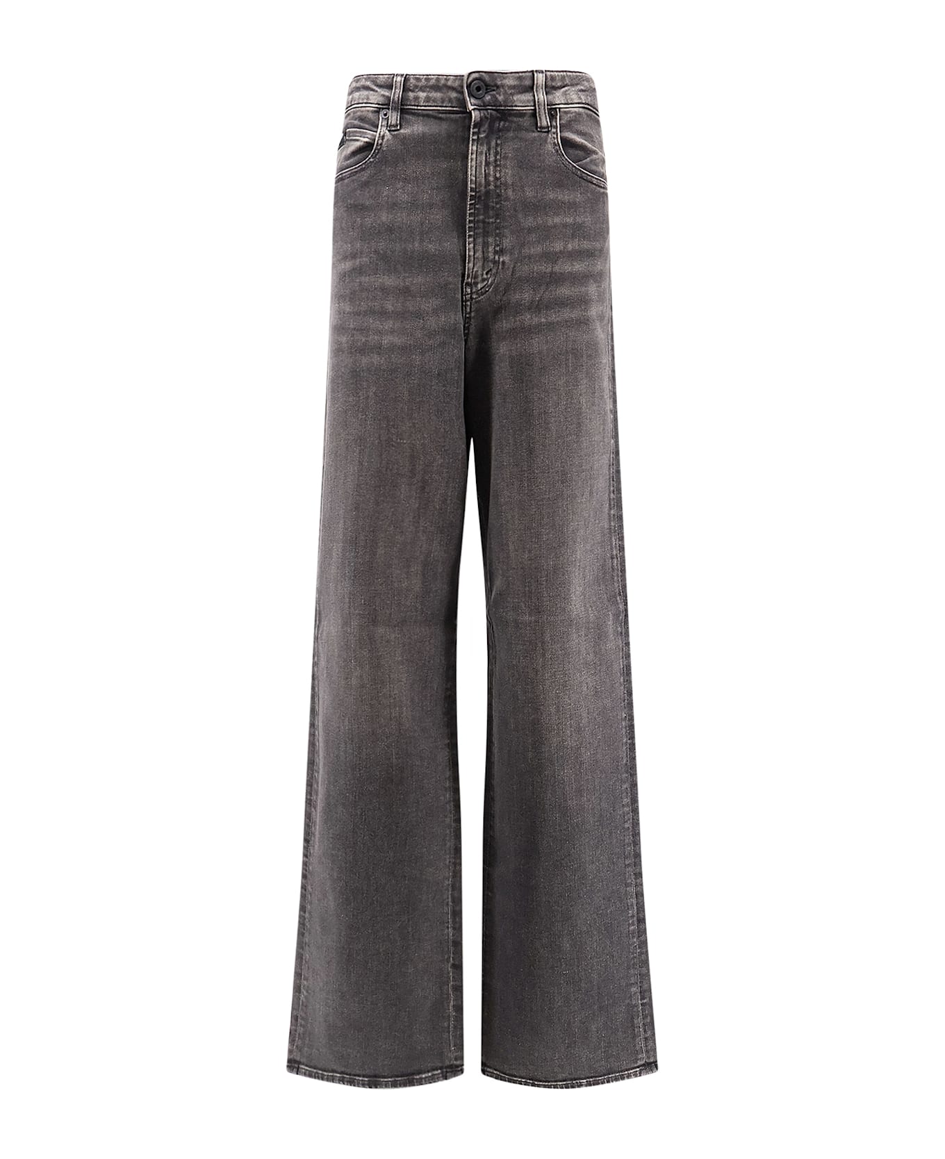 Pence Black Denim Jeans - Lavagrey