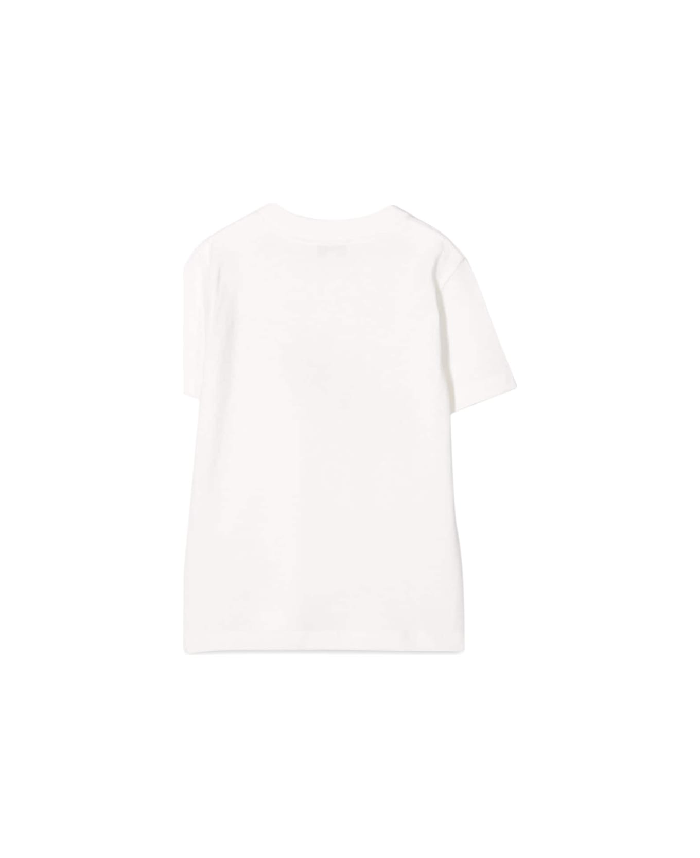 Lanvin T-shirt Stampa Skateboard - WHITE