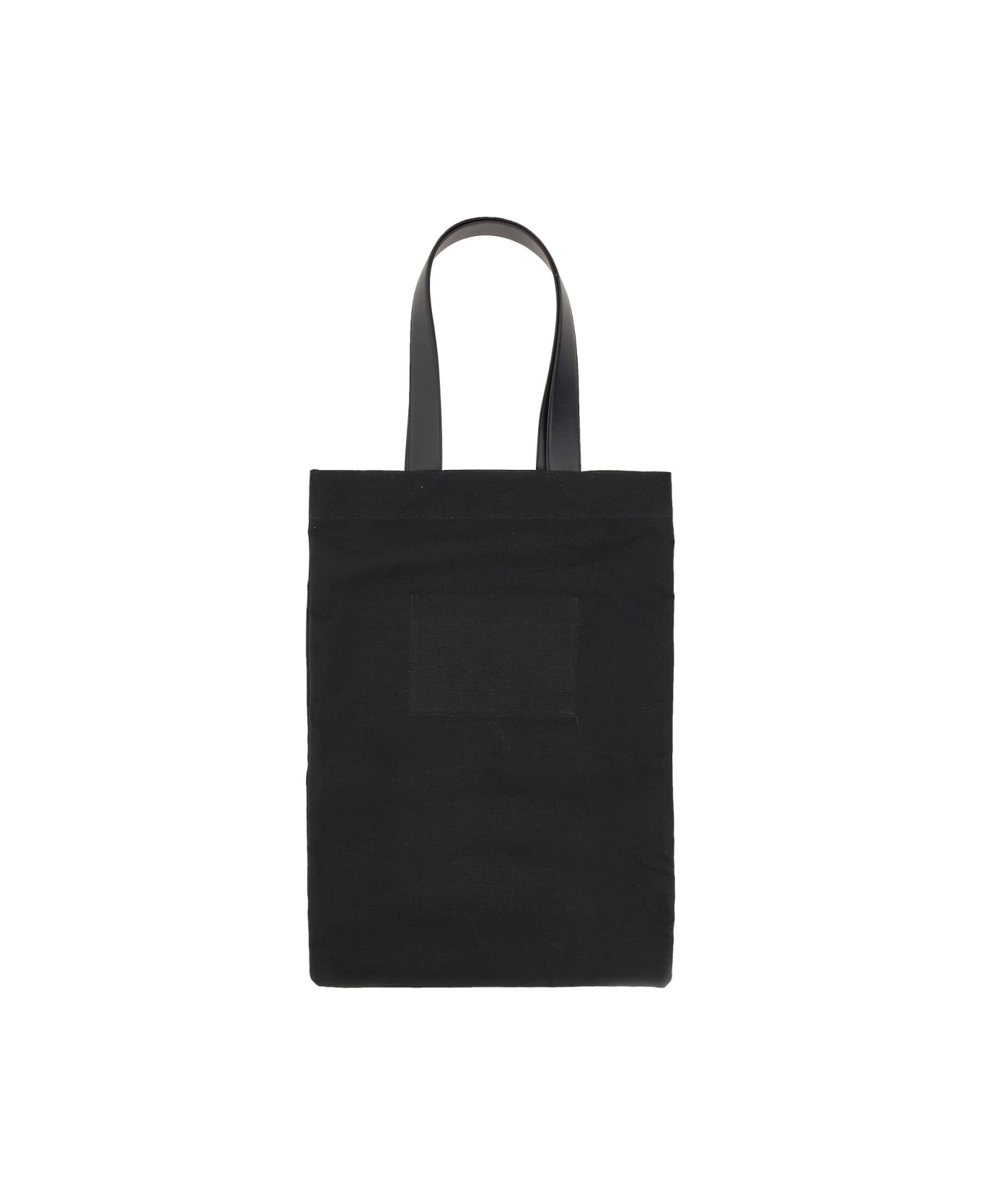 Jil Sander Flat Shopping Bag - BLACK トートバッグ