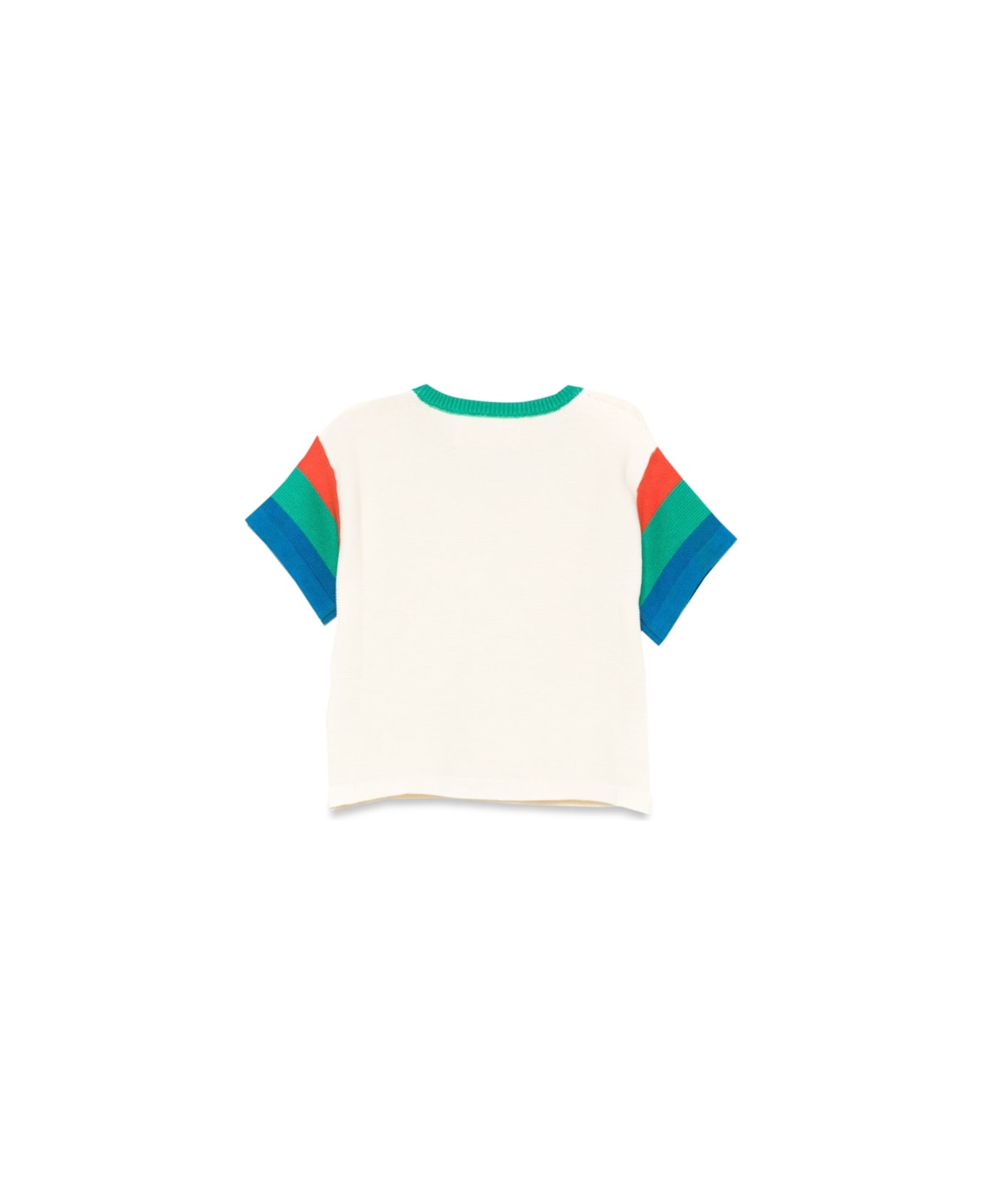 Bobo Choses Color Block Knitted T-shirt - WHITE
