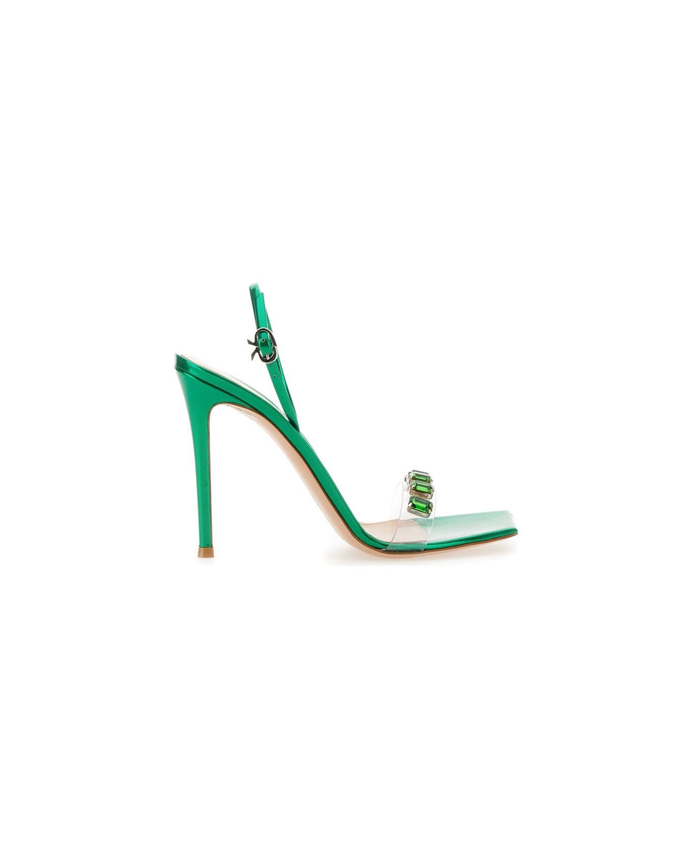 Gianvito Rossi Candy Ribbon Sandal - GREEN