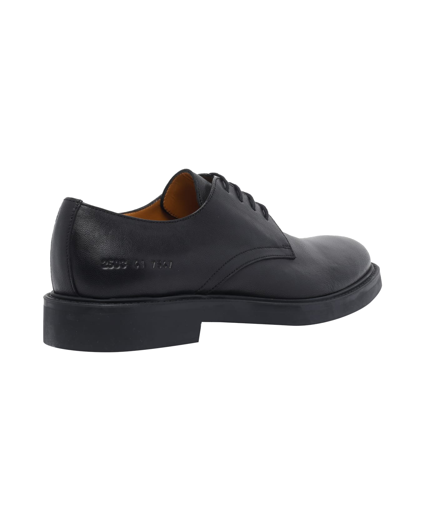 Common Projects Officer's Laced Up Shoes - Black