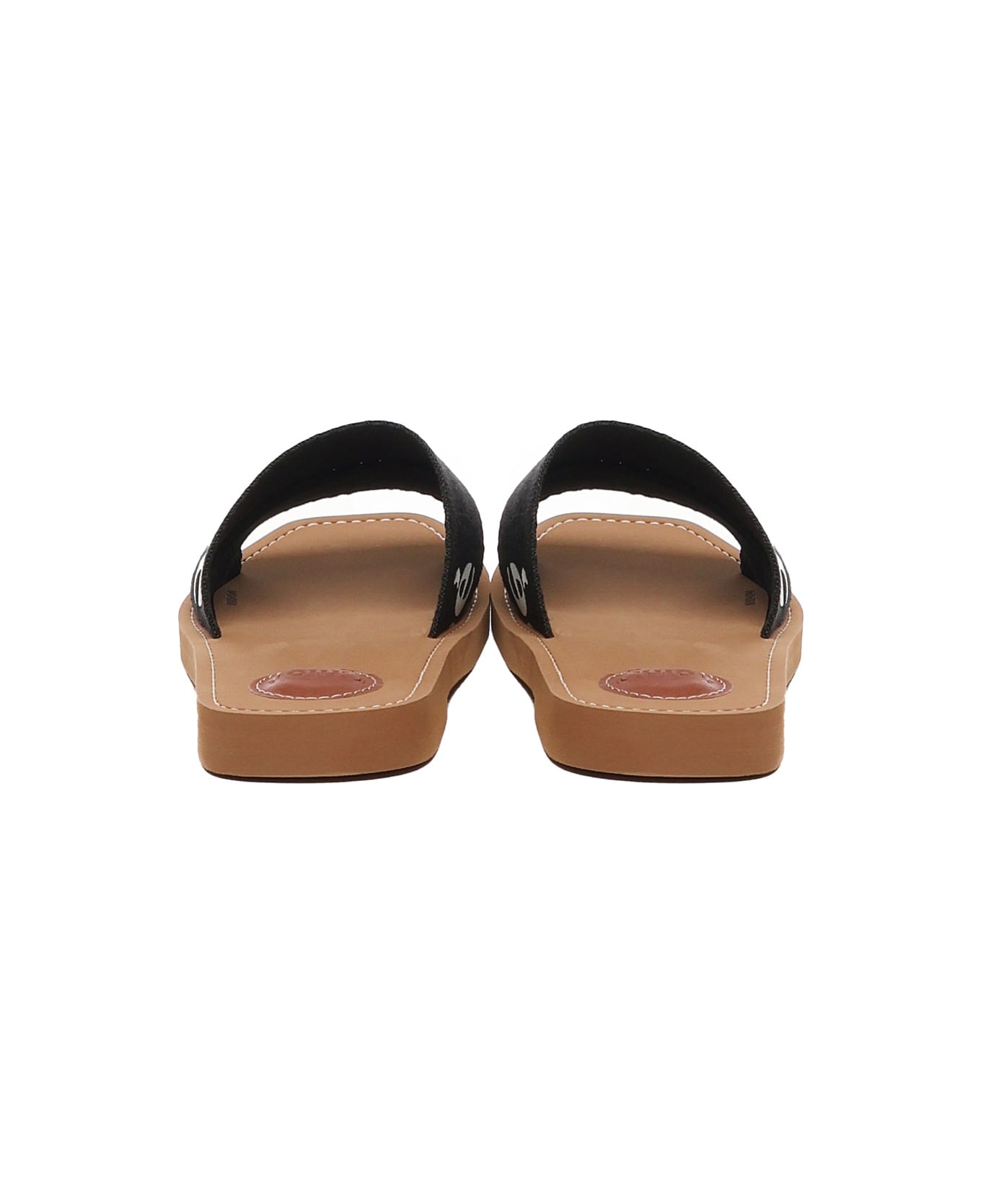 Chloé Woody Slides - Black
