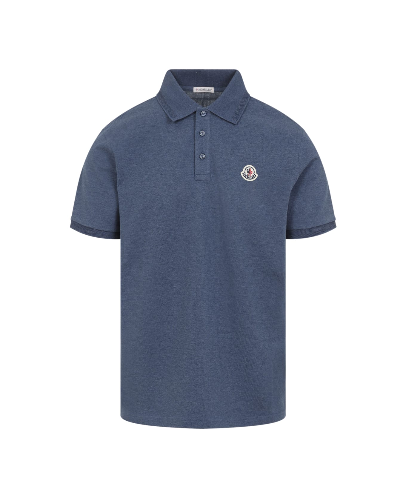 Moncler Ss Polo - Navy