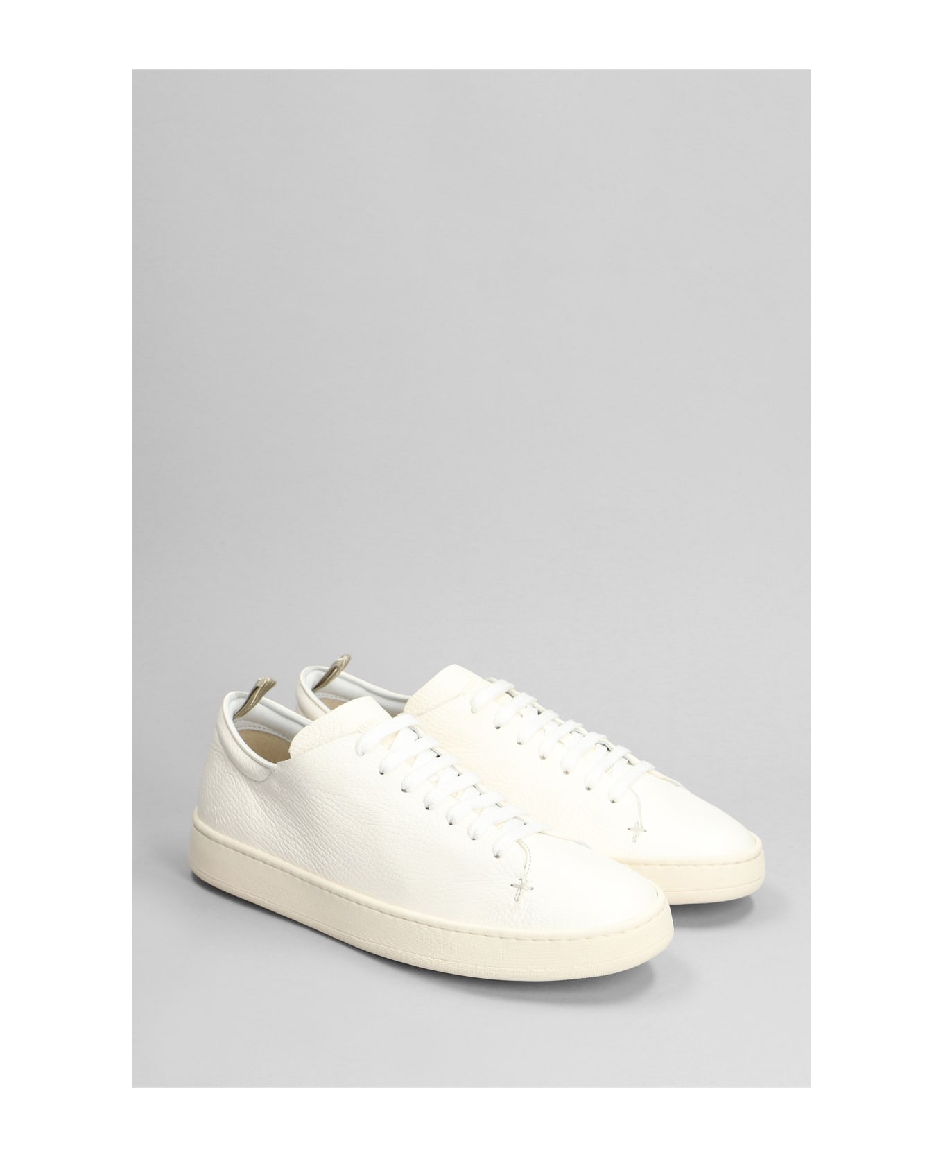 Officine Creative Once 002 Sneakers In White Leather - white