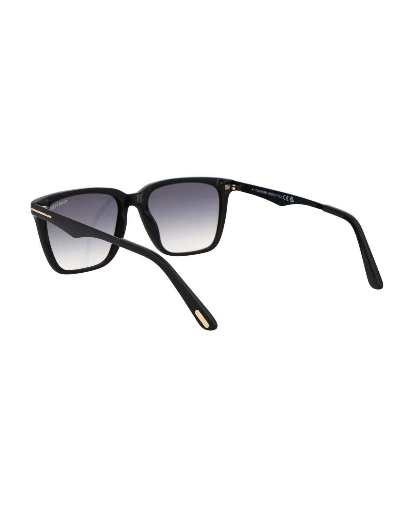 Tom Ford Eyewear Garrett Sunglasses - 01B Nero Lucido / Fumo Grad サングラス