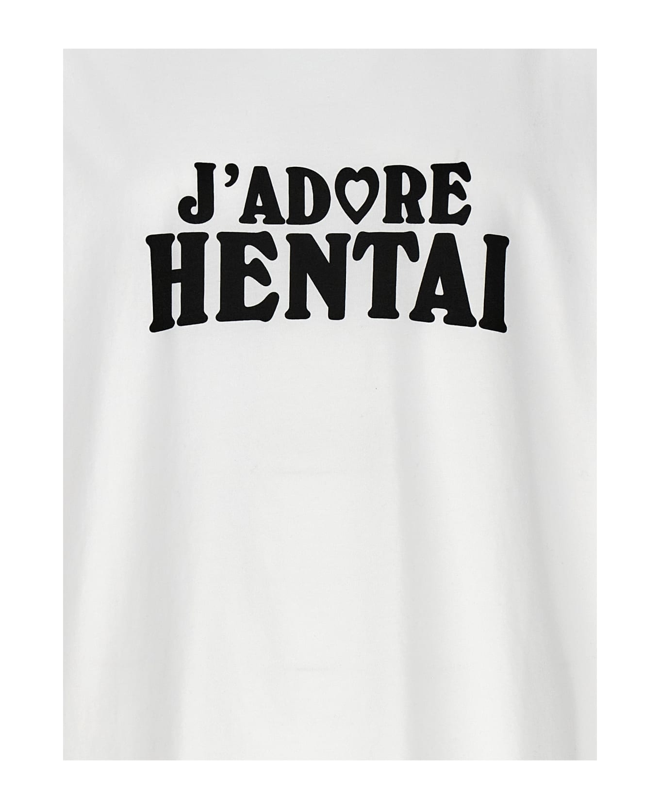 VETEMENTS 'hentai' T-shirt - White/Black Tシャツ