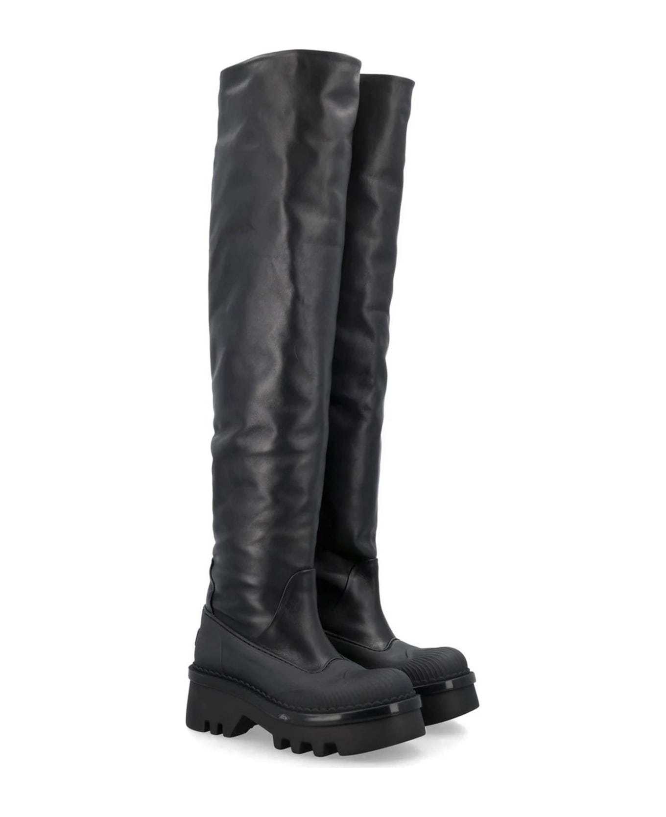 Chloé Raina Over Knee Boots - Black