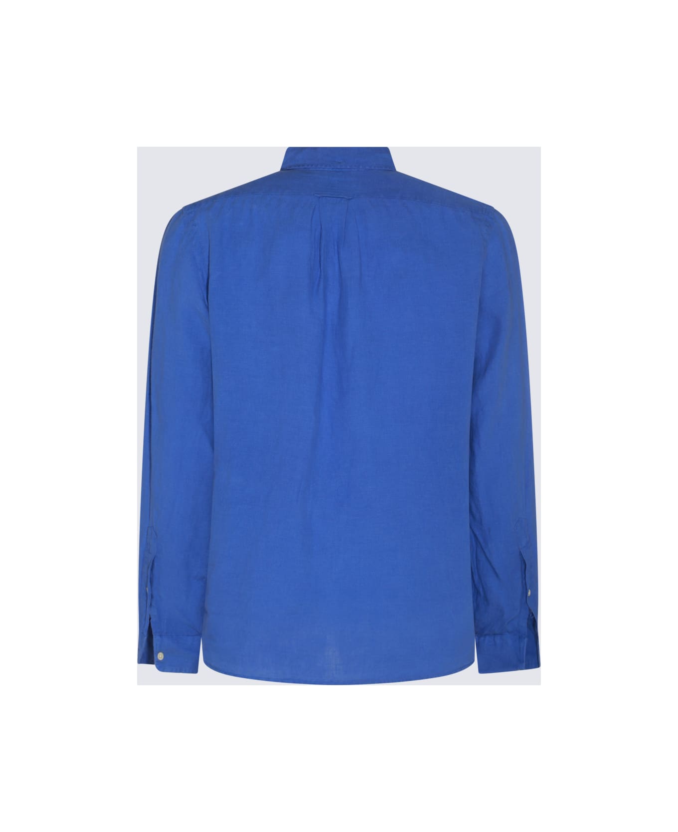 Polo Ralph Lauren Blue Cotton Shirt - SUMMER ROYAL