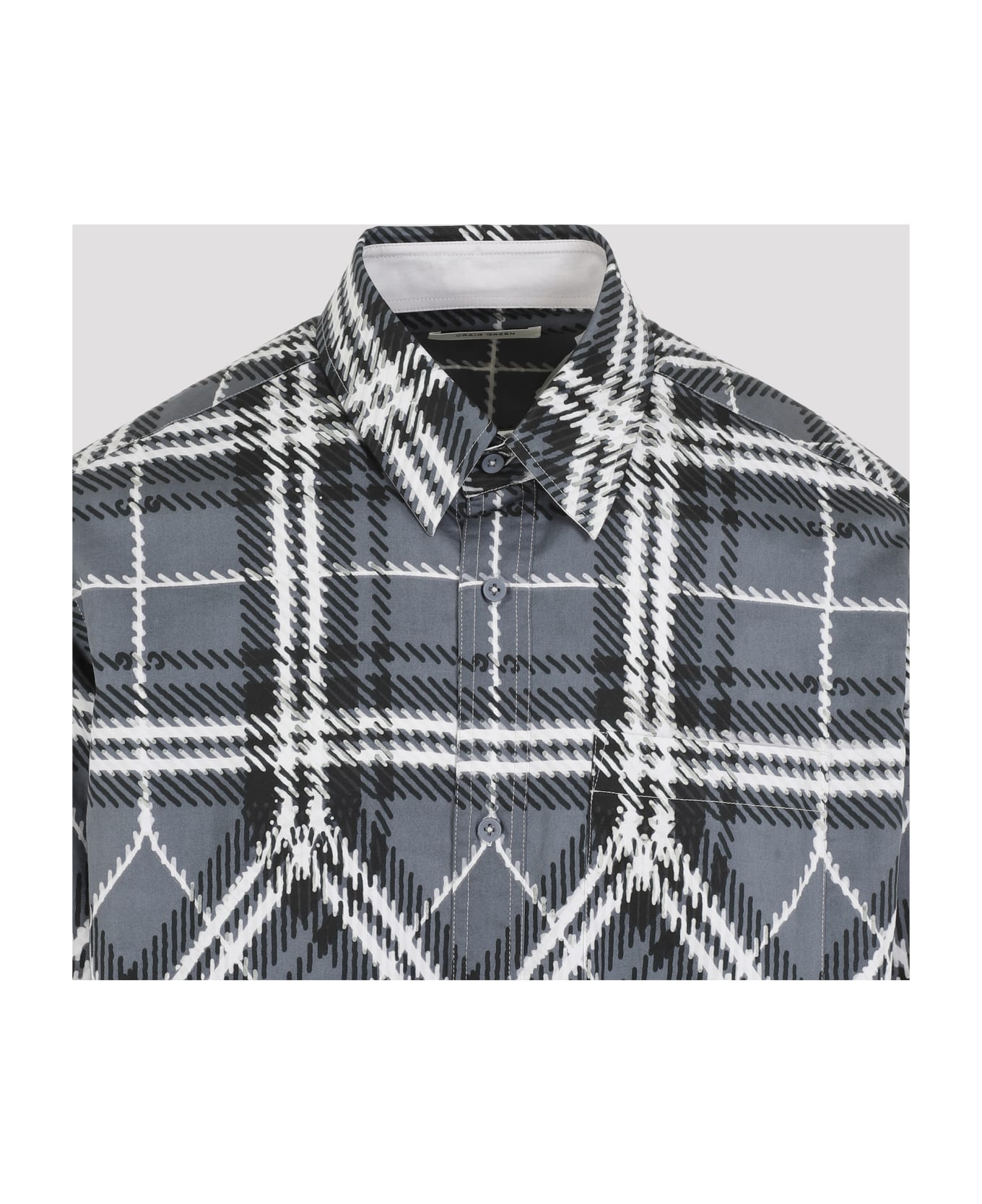 Craig Green Plaid Fade Shirt - Grey Plaid