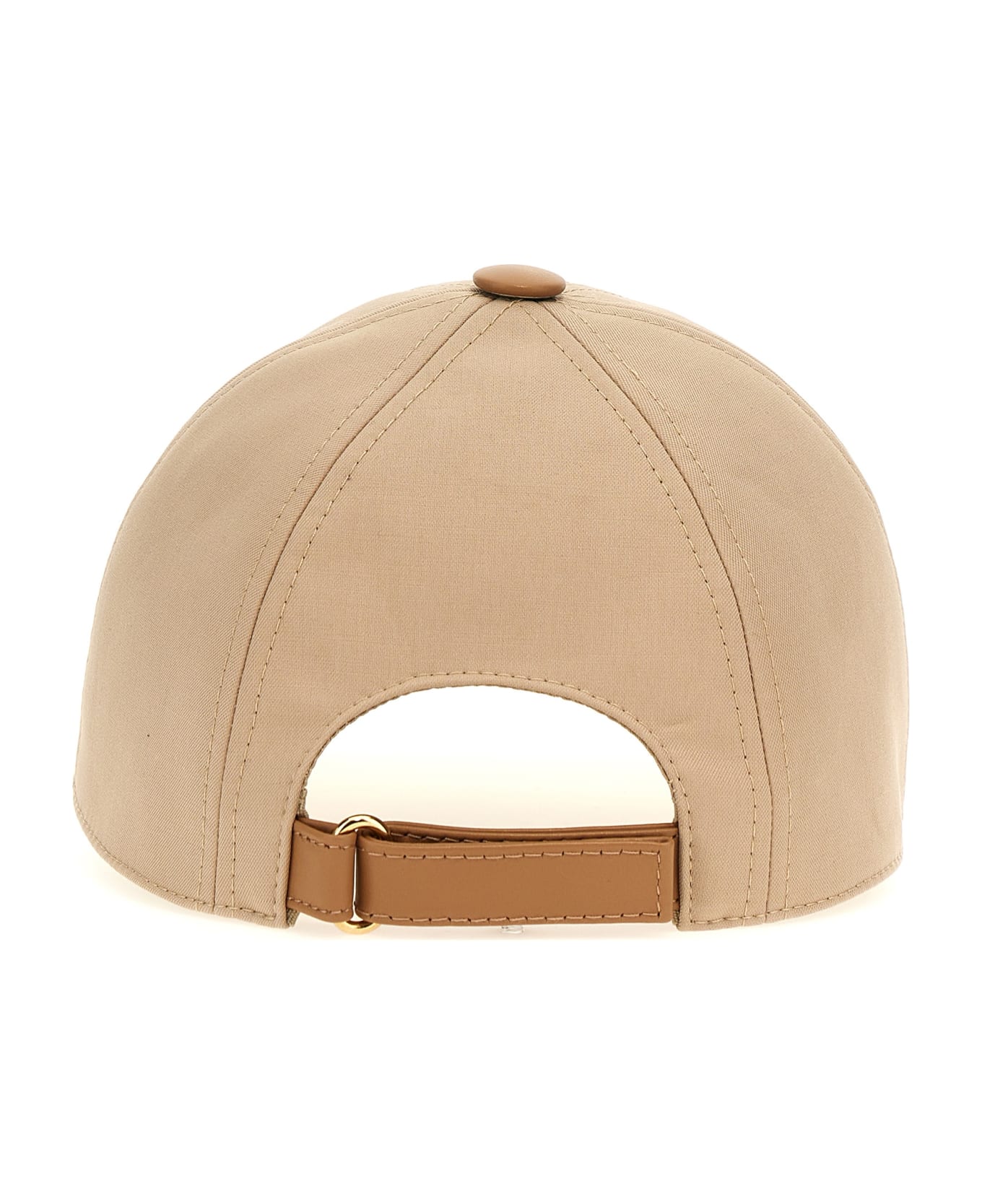 Max Mara Logo Embroidery Cap - NEUTRALS 帽子